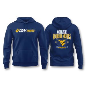 West Virginia Baseball 2026 CWS Omaneers Hoodie 1