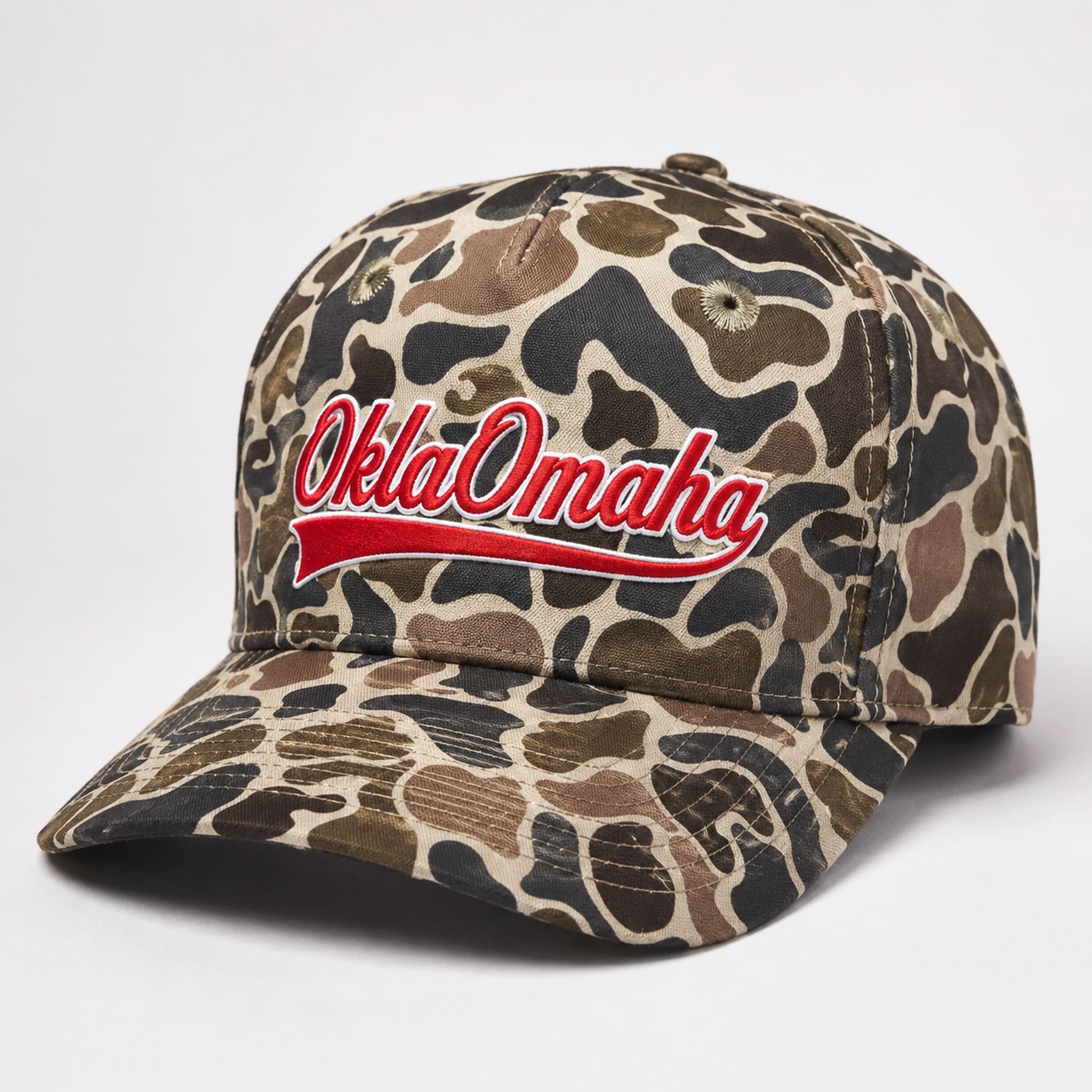 Skip Johnson Okla Omaha Camo Hat 1 Skip Johnson Okla Omaha Camo Hat 1