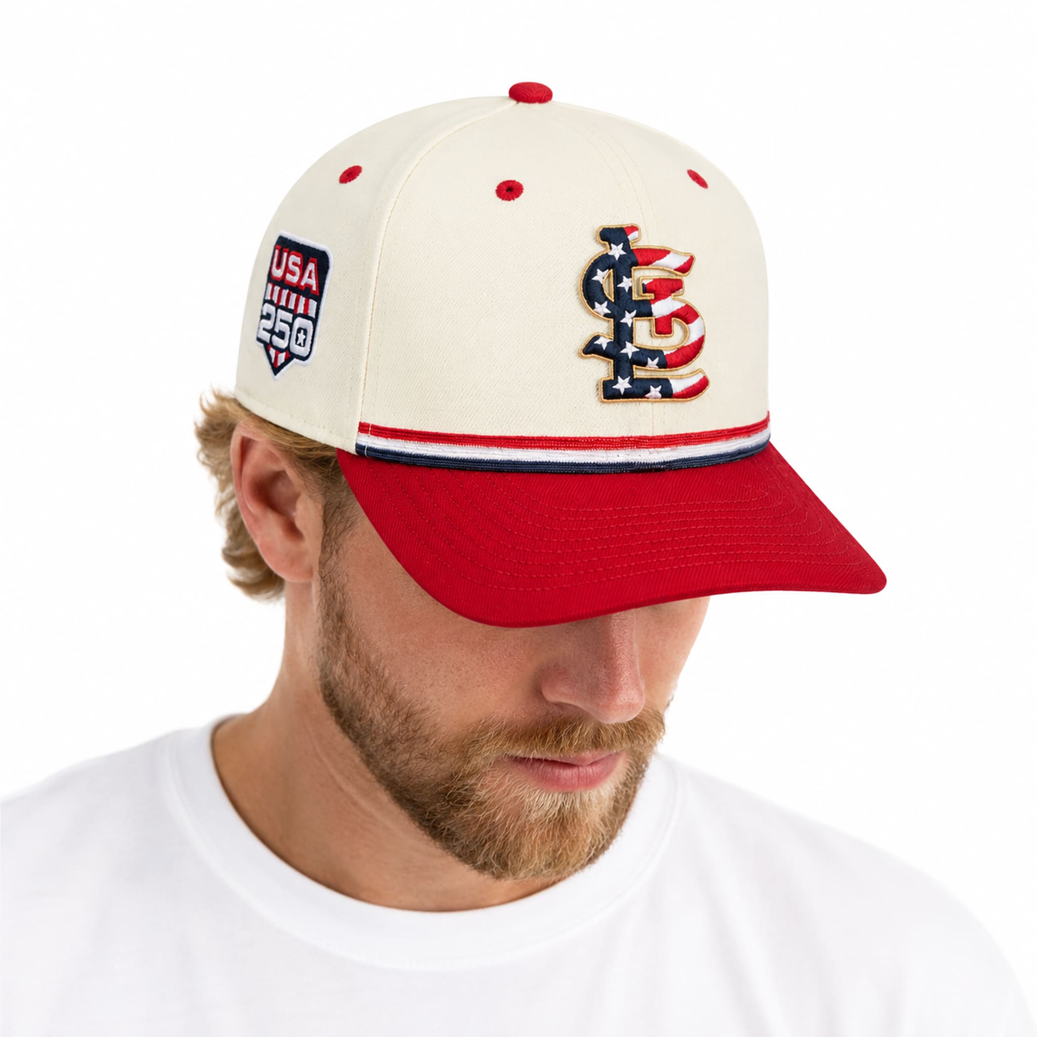Cardinals USA 250 4th of July Hat 2 St Louis Cardinals USA 250 4th of July Hat 2