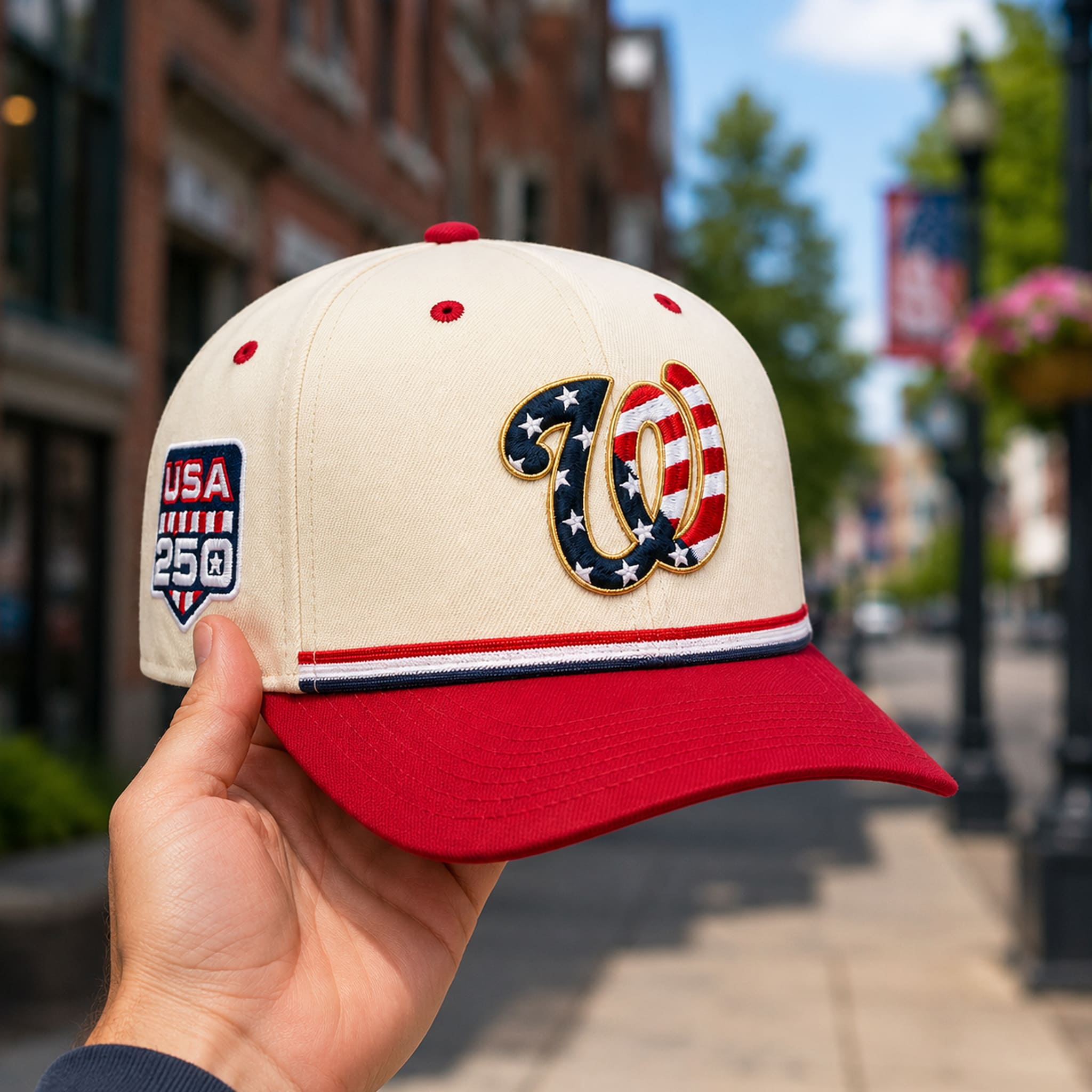 Washington Nationals USA 250 4th of July Hat 1 Washington Nationals USA 250 4th of July Hat 1