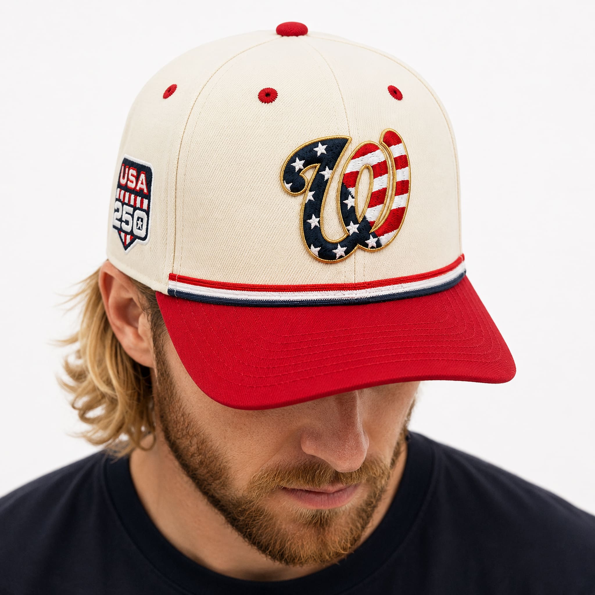 Washington Nationals USA 250 4th of July Hat 2 Washington Nationals USA 250 4th of July Hat 2