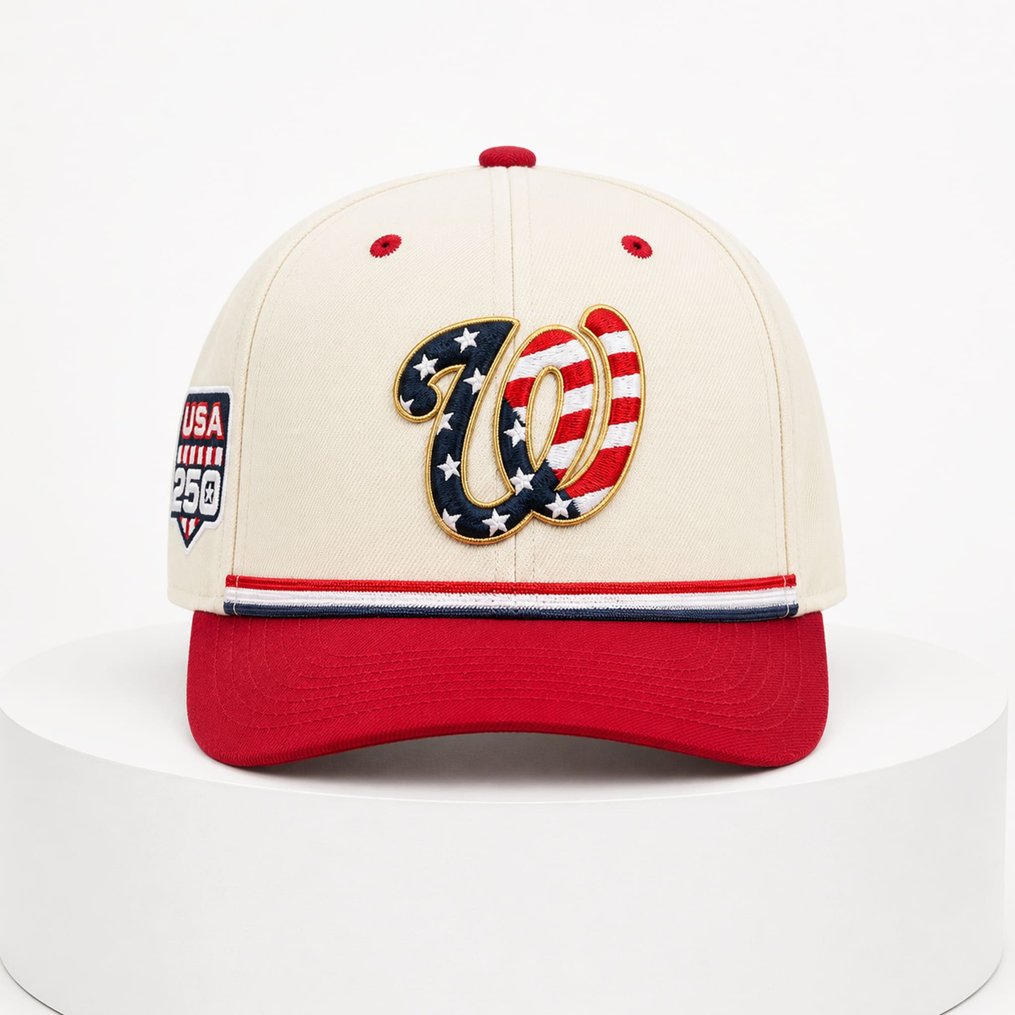 Washington Nationals USA 250 4th of July Hat 3 Washington Nationals USA 250 4th of July Hat 4