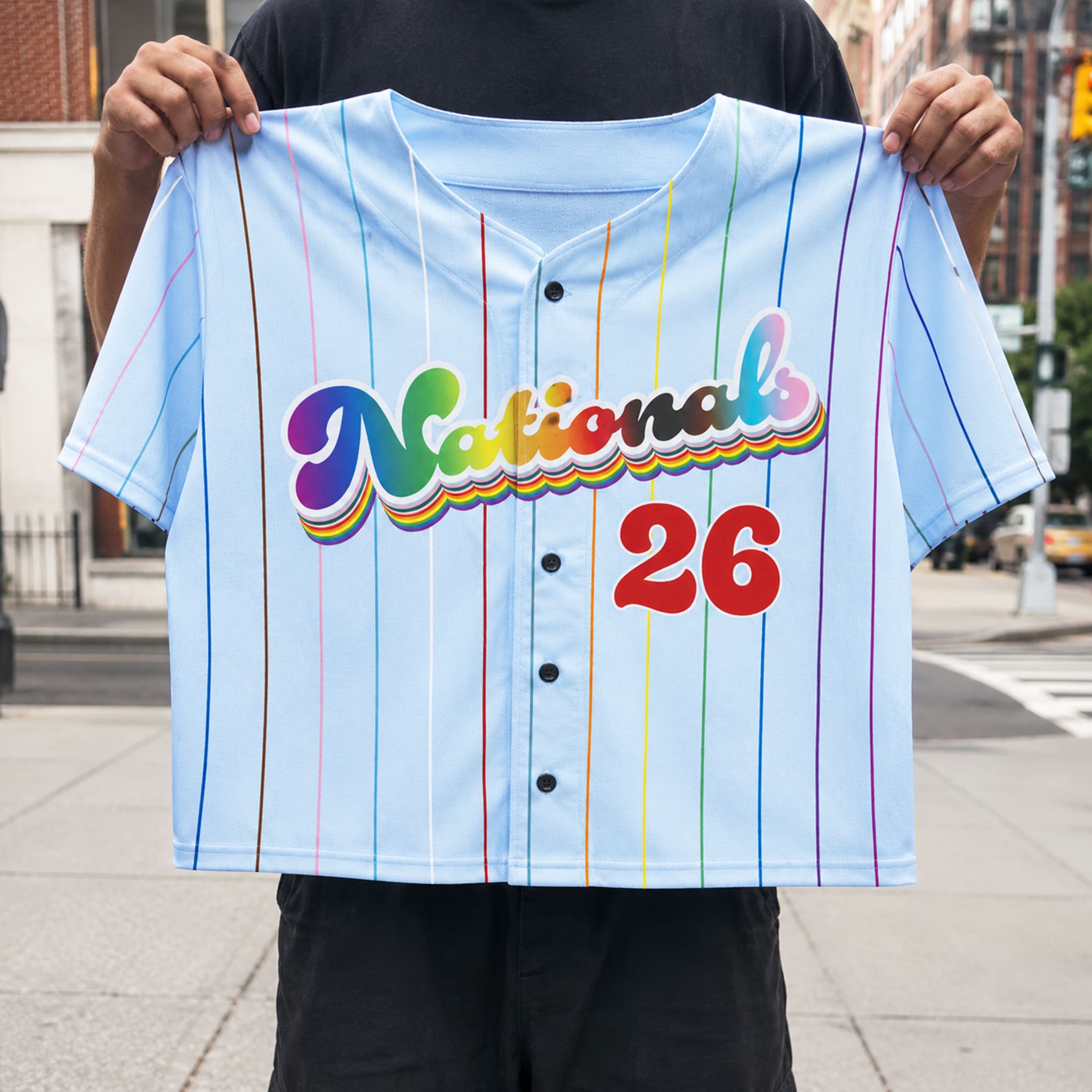 2026 Nationals Pride Celebration Cropped Jersey Giveaway 2026 Nationals Pride Celebration Cropped Jersey Giveaway