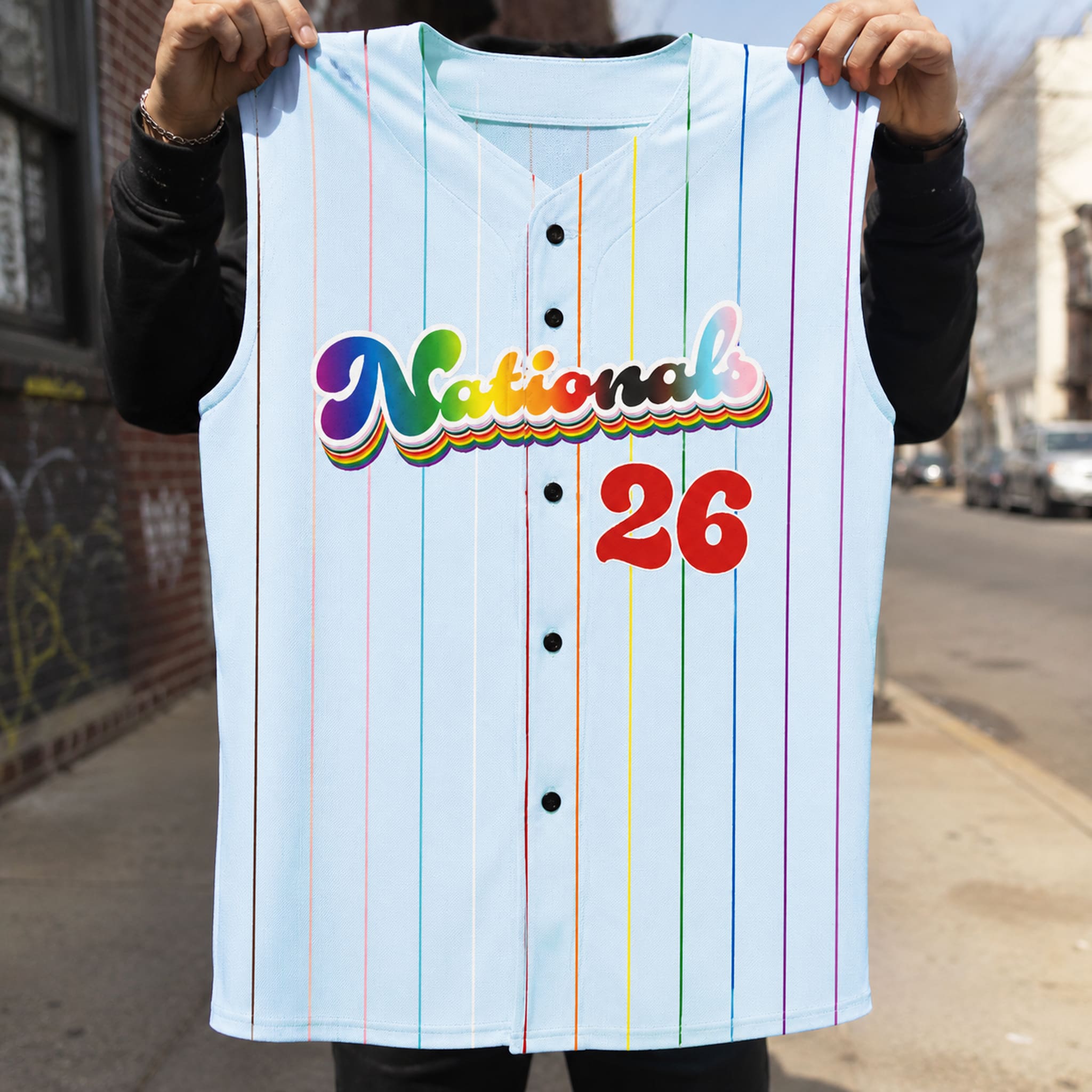 Washington Nationals Pride Night 2026 Jersey Giveaway Washington Nationals Pride Night 2026 Jersey Giveaway
