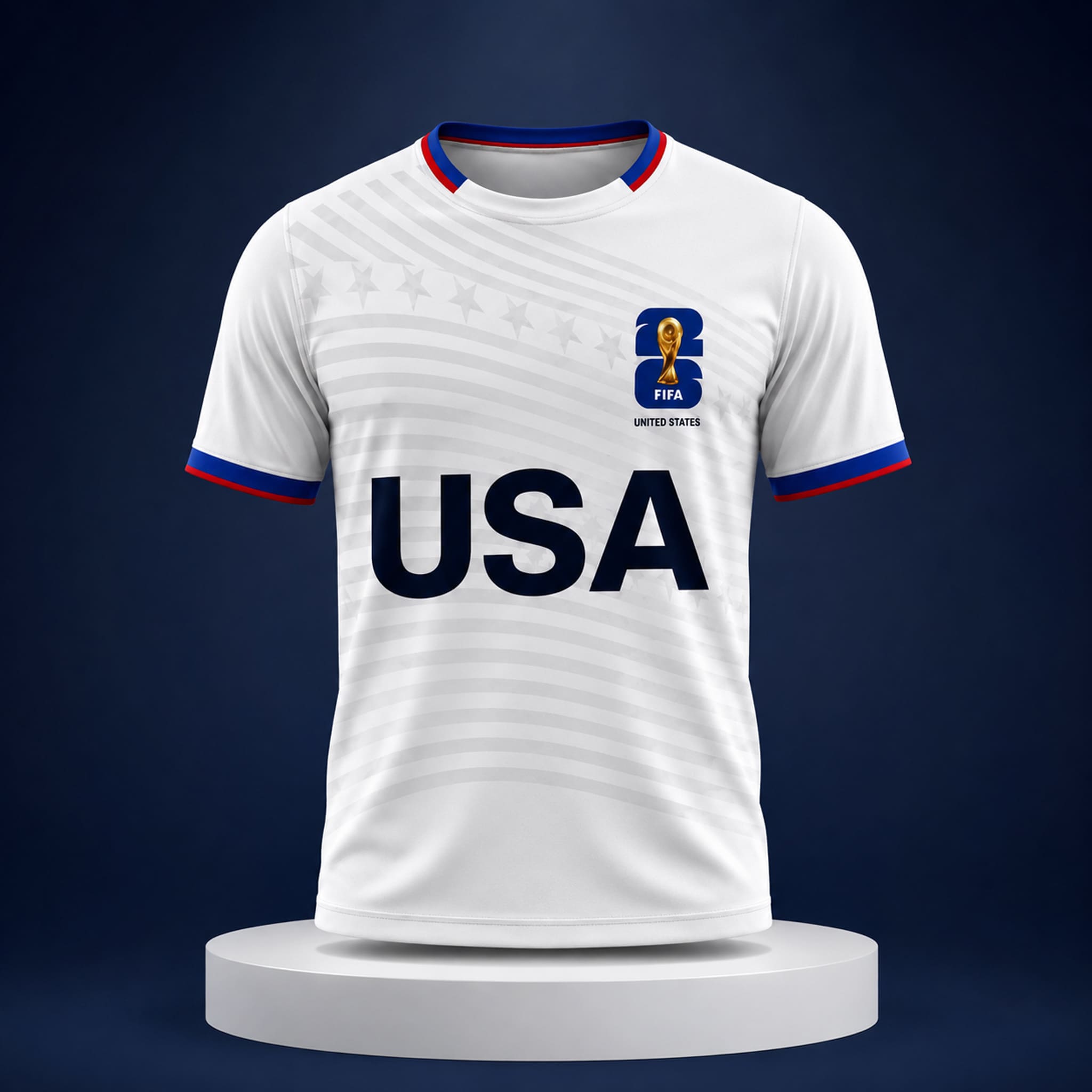 2026 Brad Pitt White USA Shirt 2 2026 Brad Pitt White USA Shirt 2