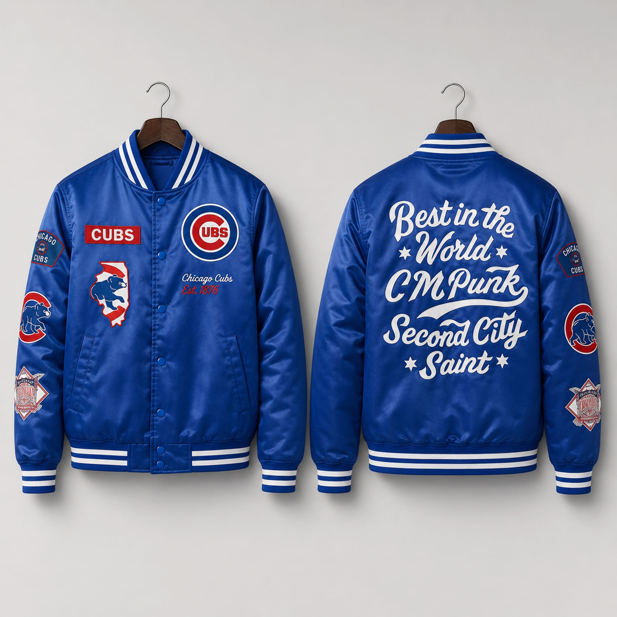 2026 CM Punks Cubs Varsity Jacket 1 2026 CM Punks Cubs Varsity Jacket 1