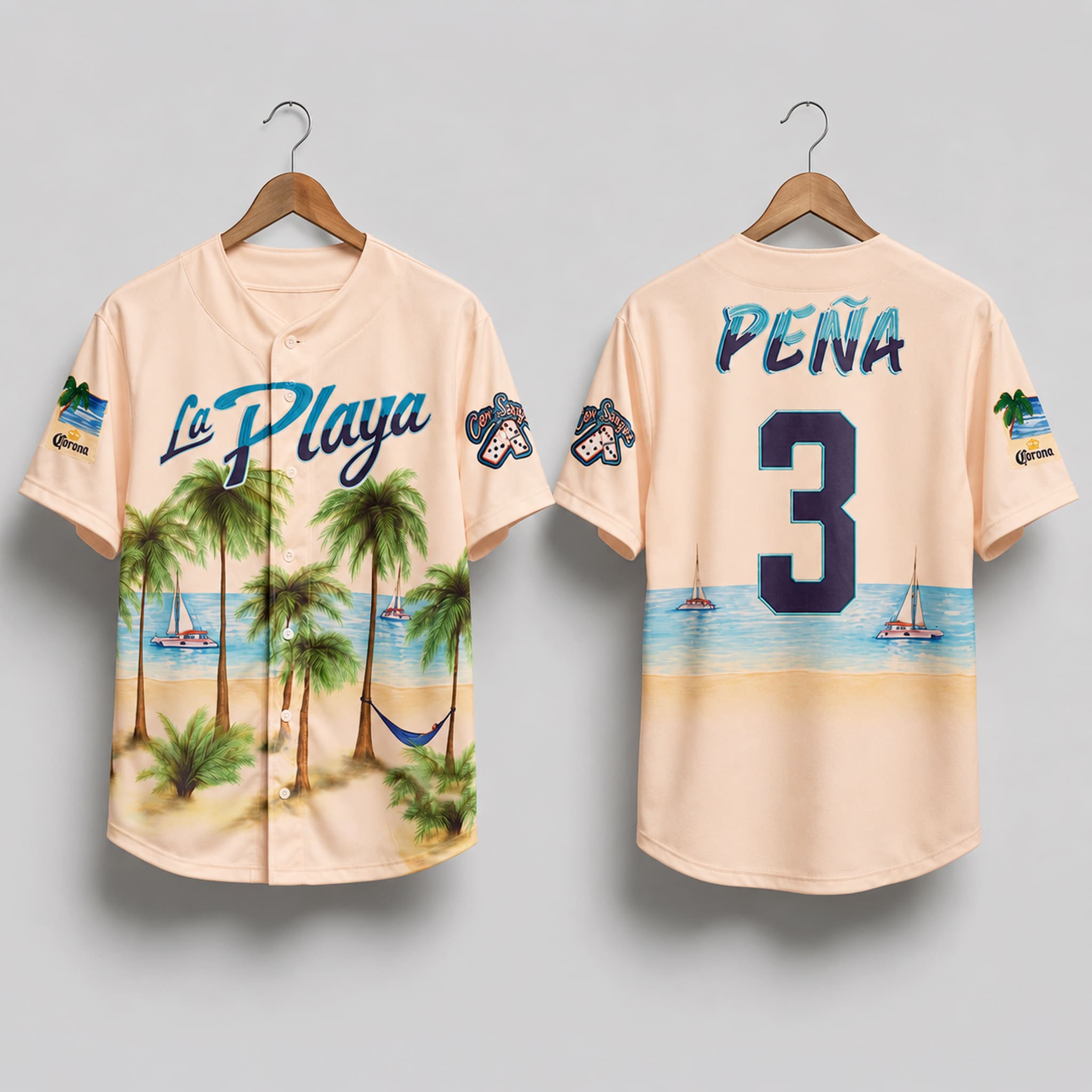 2026 Corona Beach Connect Jeremy Pena Jersey 3 2026 Corona Beach Connect Jeremy Pena Jersey