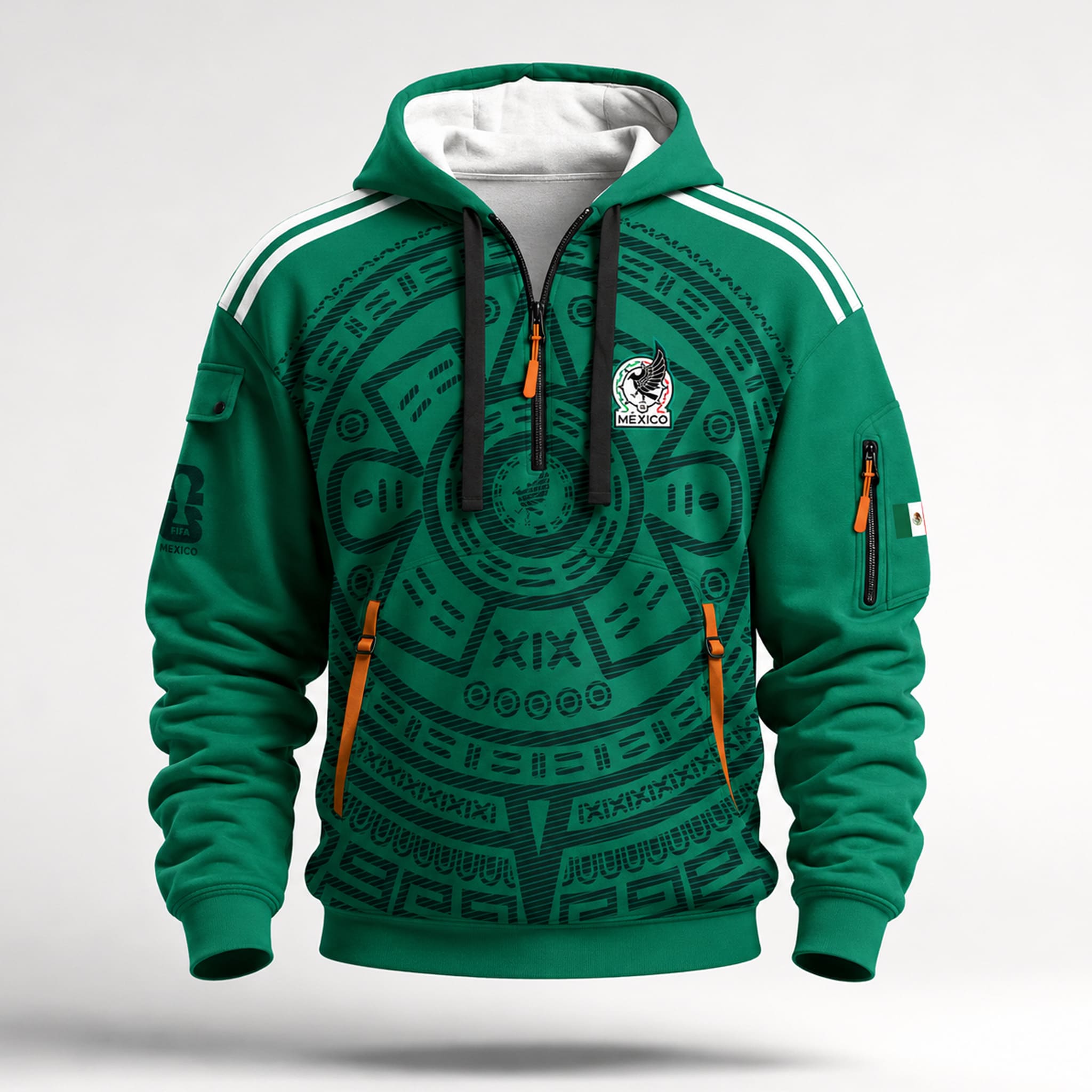 2026 FIFA World Cup Mexico Zip Hoodie 1 2026 FIFA World Cup Mexico Zip Hoodie 1