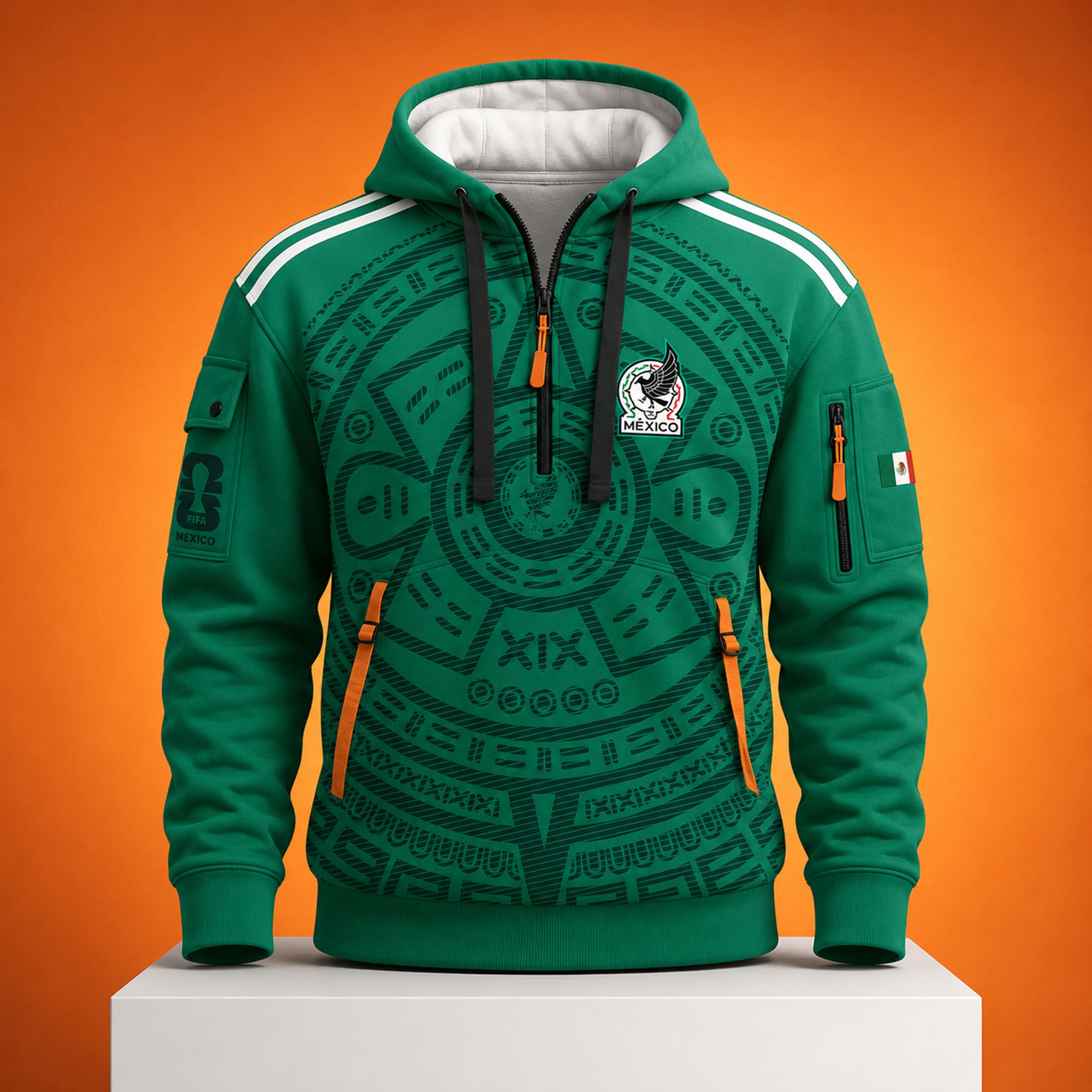 2026 FIFA World Cup Mexico Zip Hoodie 3 2026 FIFA World Cup Mexico Zip Hoodie 3