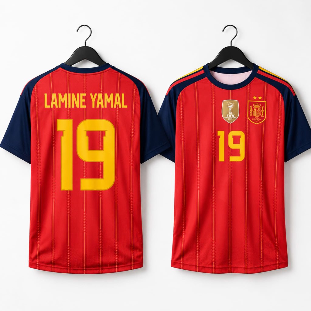 2026 Lamine Yamal Spain World Cup Champions Jersey