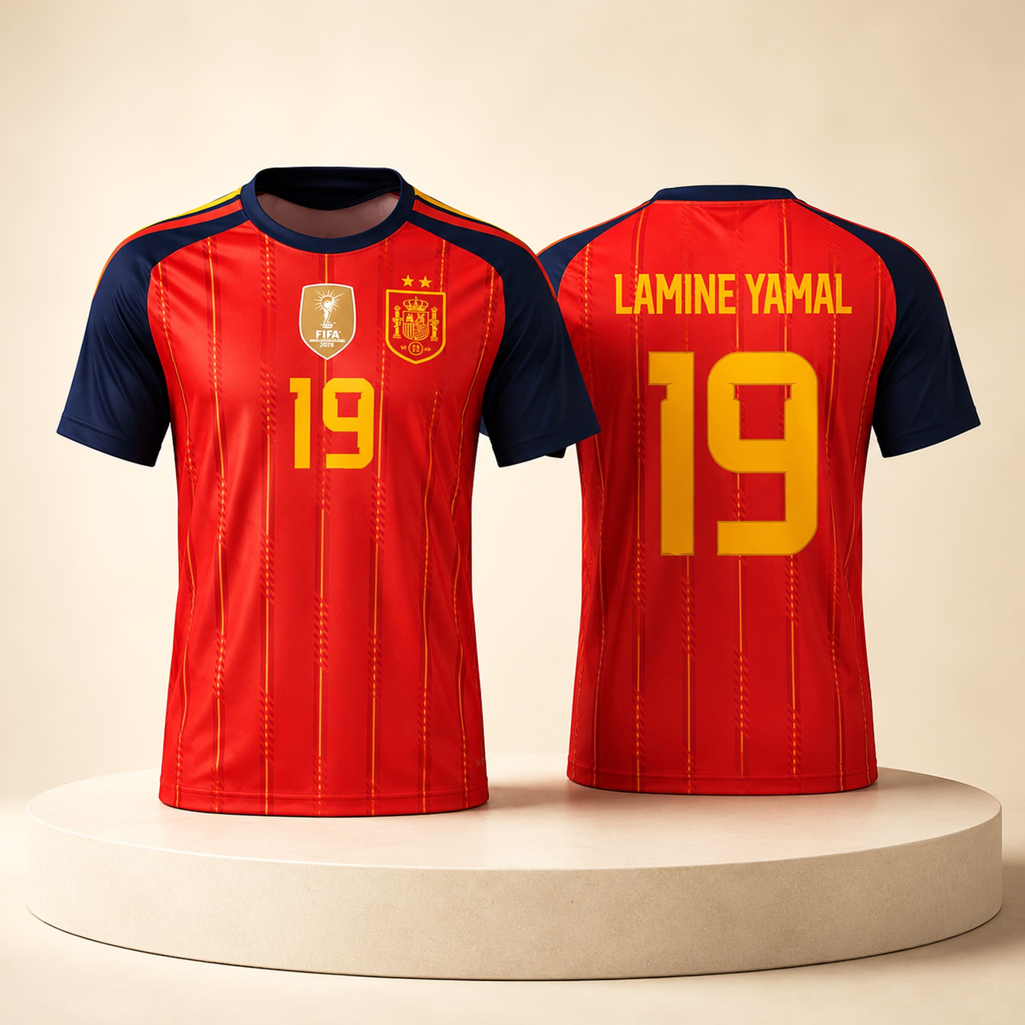 2026 Lamine Yamal Spain World Cup Champions Jersey