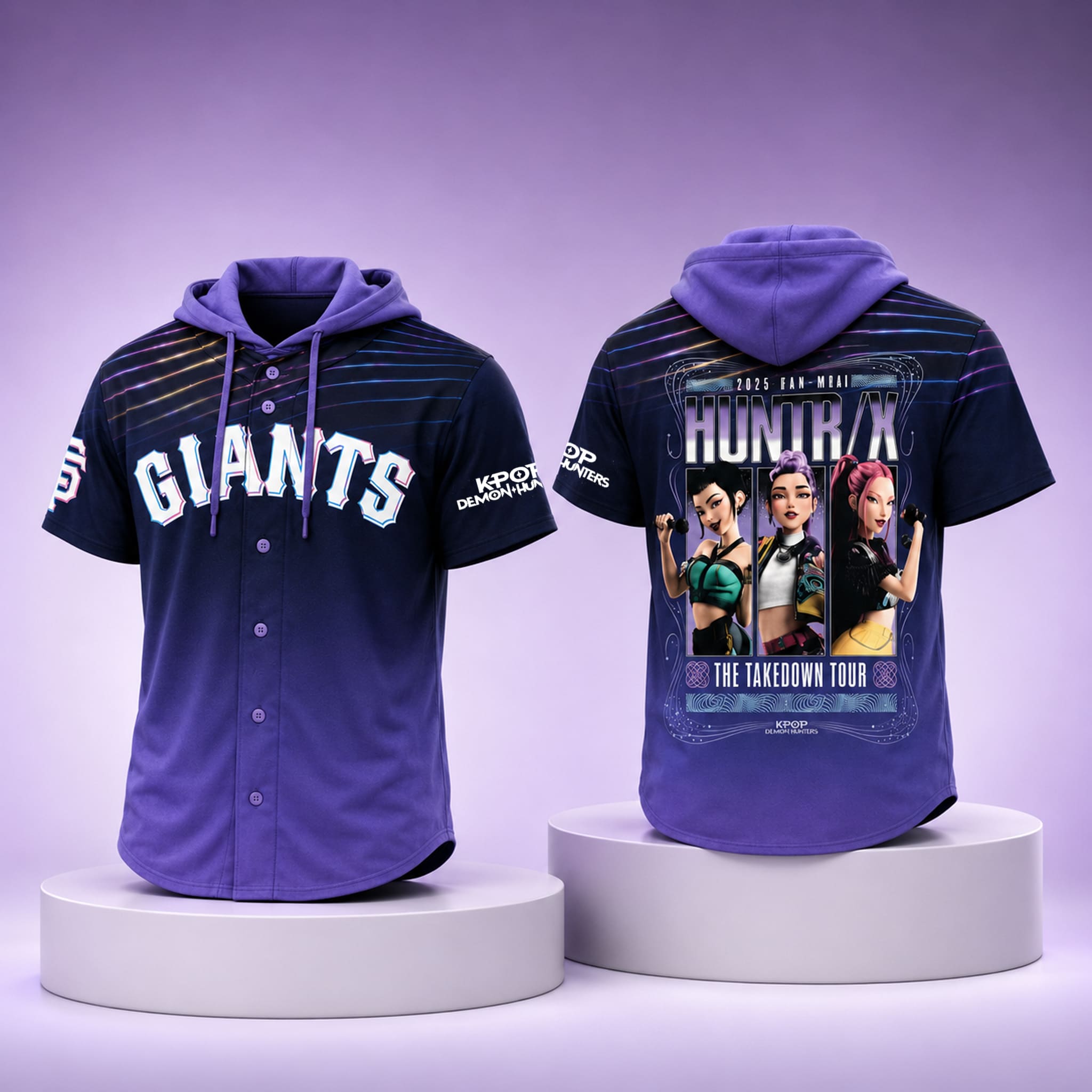 2026 SF Giants KPop Demon Hunters HUNTR X Hoodie Jersey Giveaway 1 2026 SF Giants KPop Demon Hunters HUNTR X Hoodie Jersey Giveaway 2