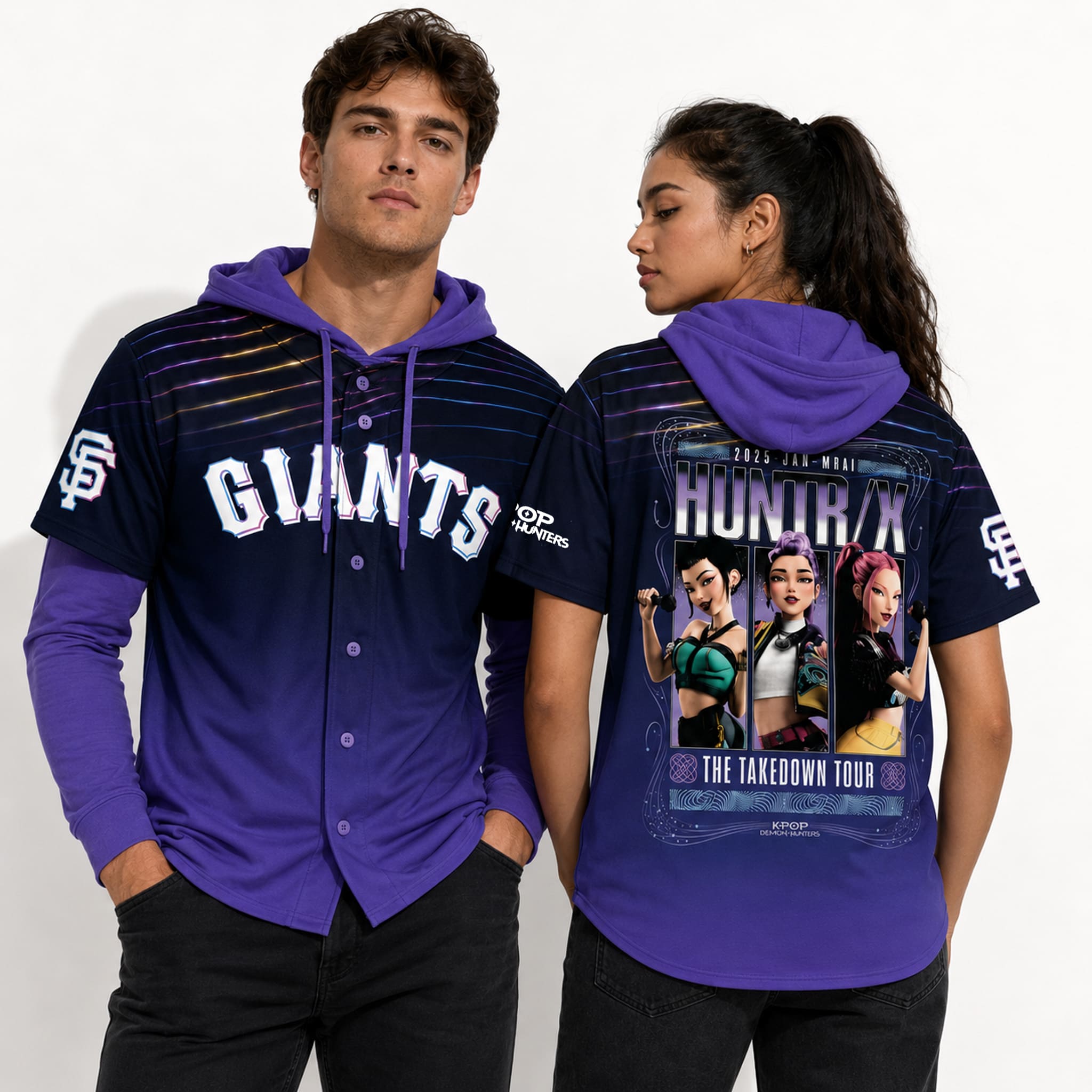 2026 SF Giants KPop Demon Hunters HUNTR X Hoodie Jersey Giveaway 2 2026 SF Giants KPop Demon Hunters HUNTR X Hoodie Jersey Giveaway 3