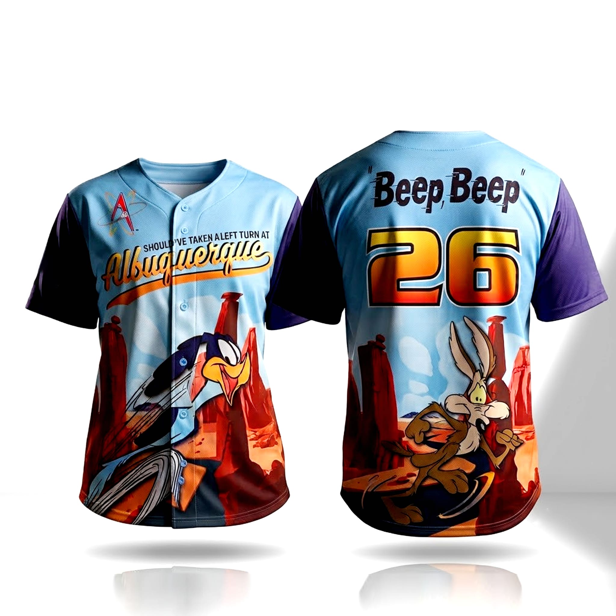 2026 Albuquerque Isotopes Looney Tunes Jersey Giveaway