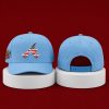 Atlanta Braves USA 250 Red White Blue Hat 1