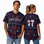 2026 Blue Wahoos Christmas in July Jersey