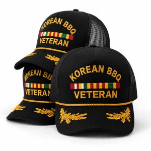 Korean BBQ Veteran Trucker Hat 1