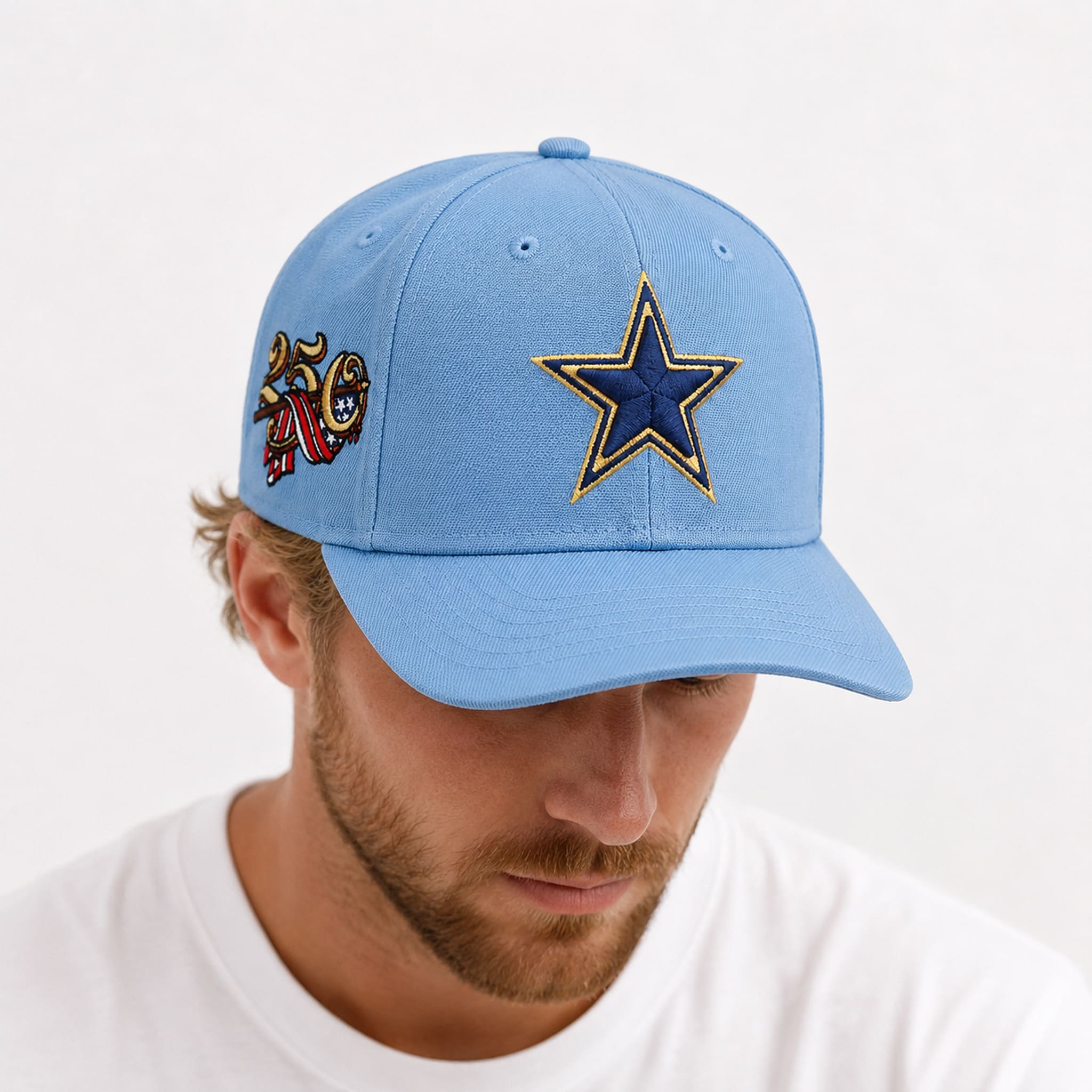 Cowboys USA 250 Red White Blue Hat 2 Cowboys USA 250 Red White Blue Hat 2