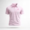 Derrick White Celtics Pink Stripe Polo Shirt 9 Derrick White Celtics Pink Stripe Polo Shirt