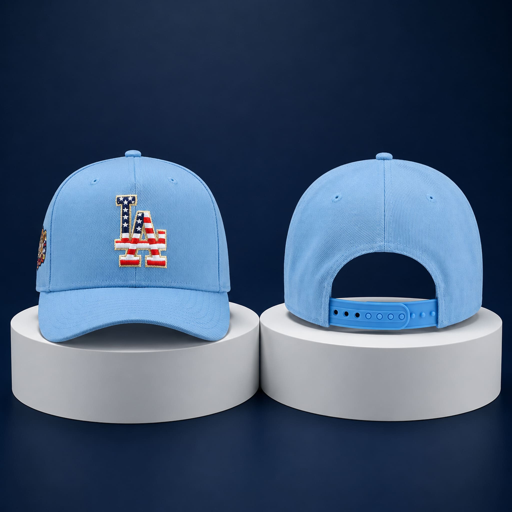 Dodgers USA 250 Red White Blue Hat 2 Dodgers USA 250 Red White Blue Hat 3