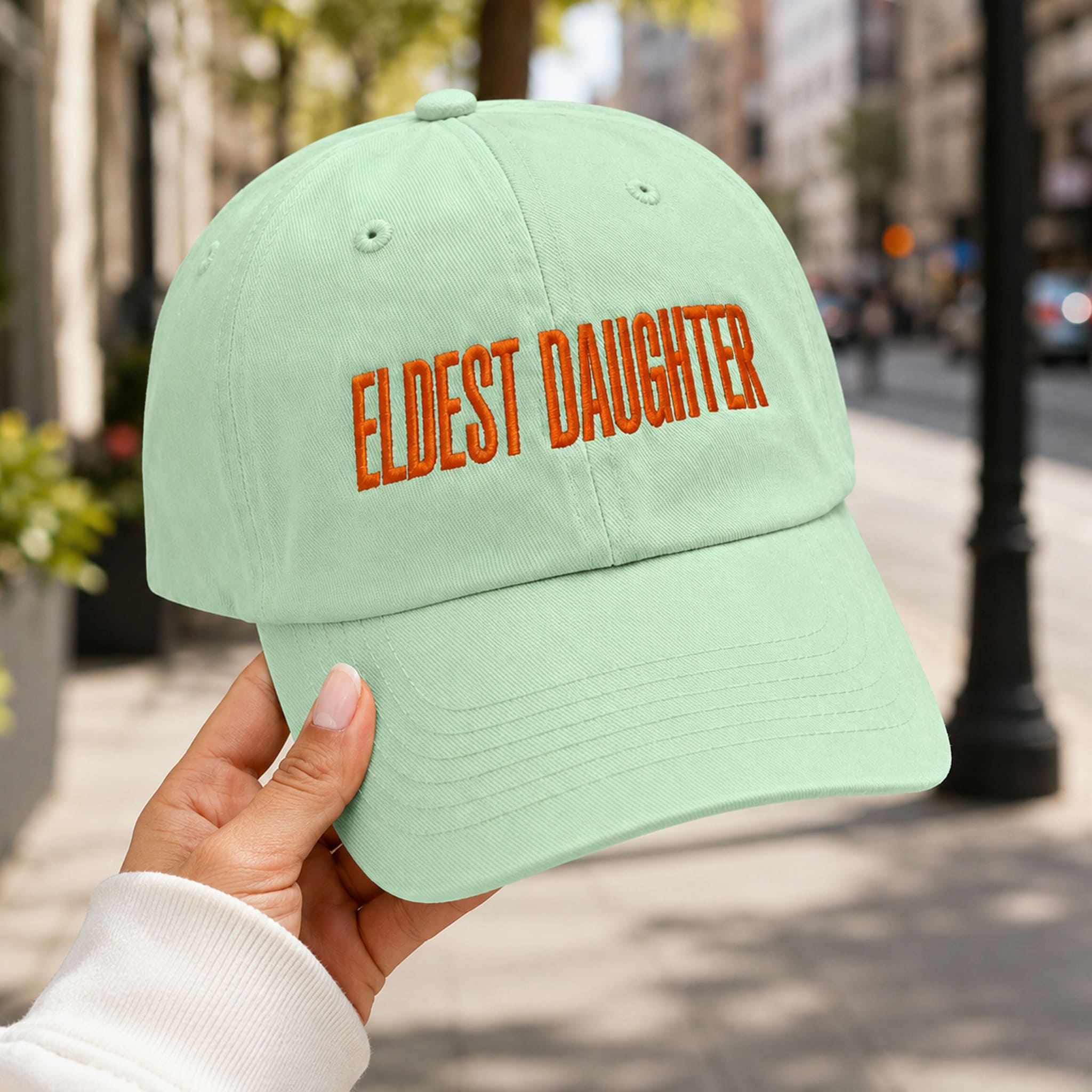 Donna Kelce Eldest Daughter Mint Green Hat 1 Donna Kelce Eldest Daughter Mint Green Hat 1