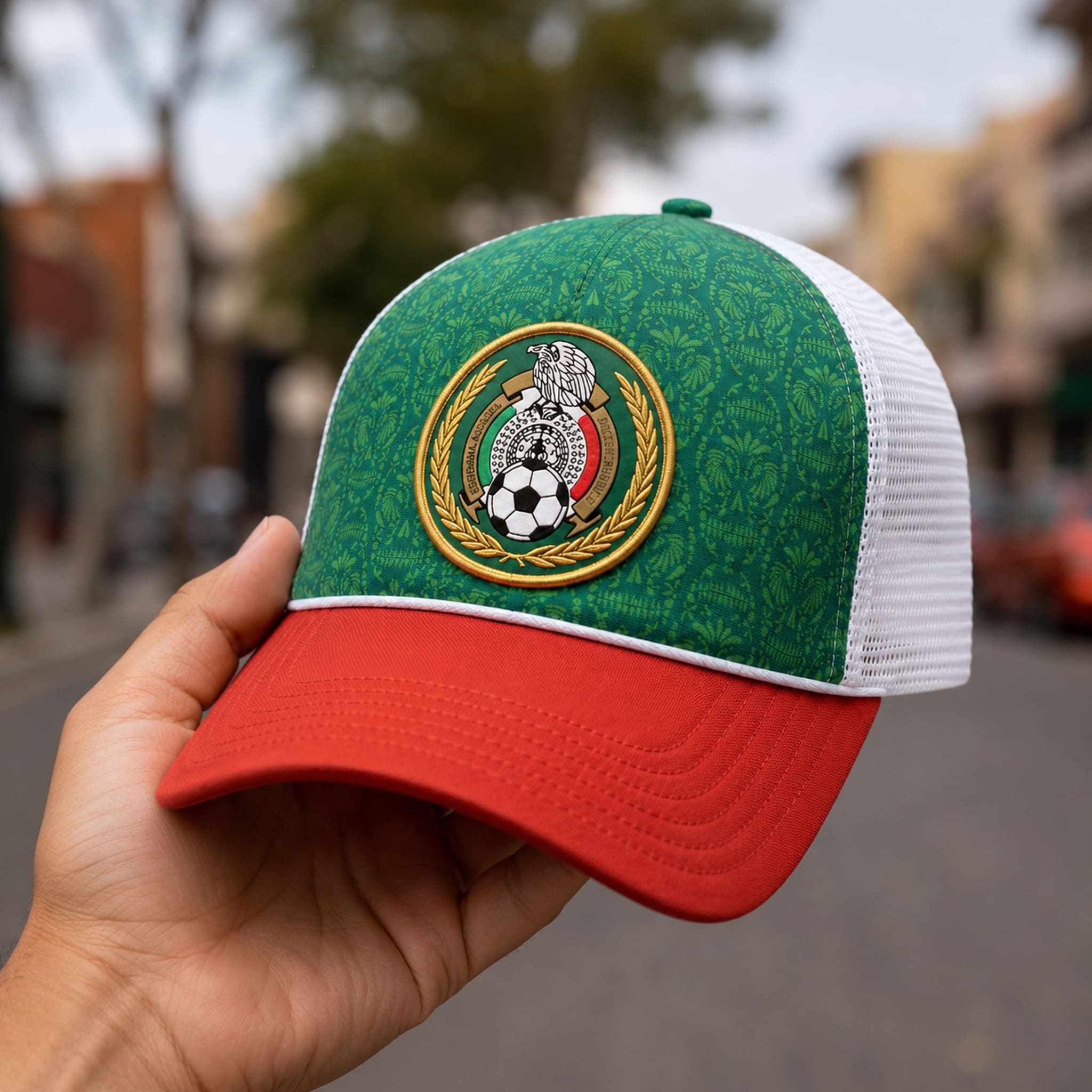 FIFA World Cup 2026 Mexico Soccer Trucker Hat 1 FIFA World Cup 2026 Mexico Soccer Hat 1
