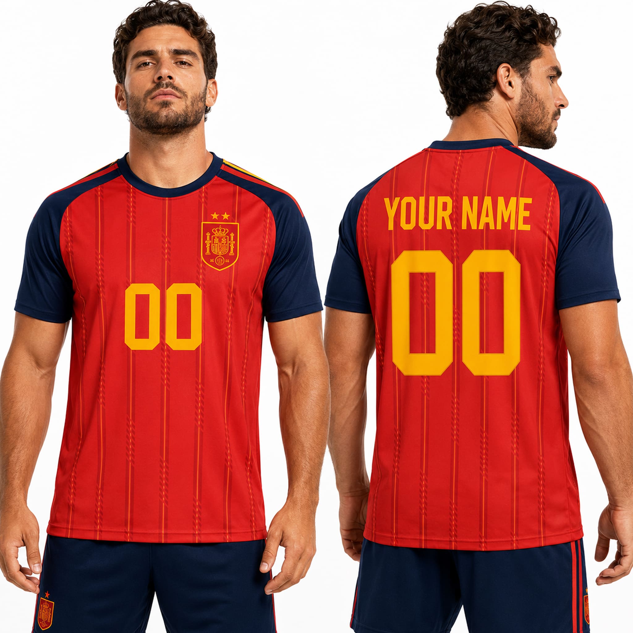 FIFA World Cup Spain Jersey With 2 Stars 1 FIFA World Cup Spain Jersey With 2 Stars 1