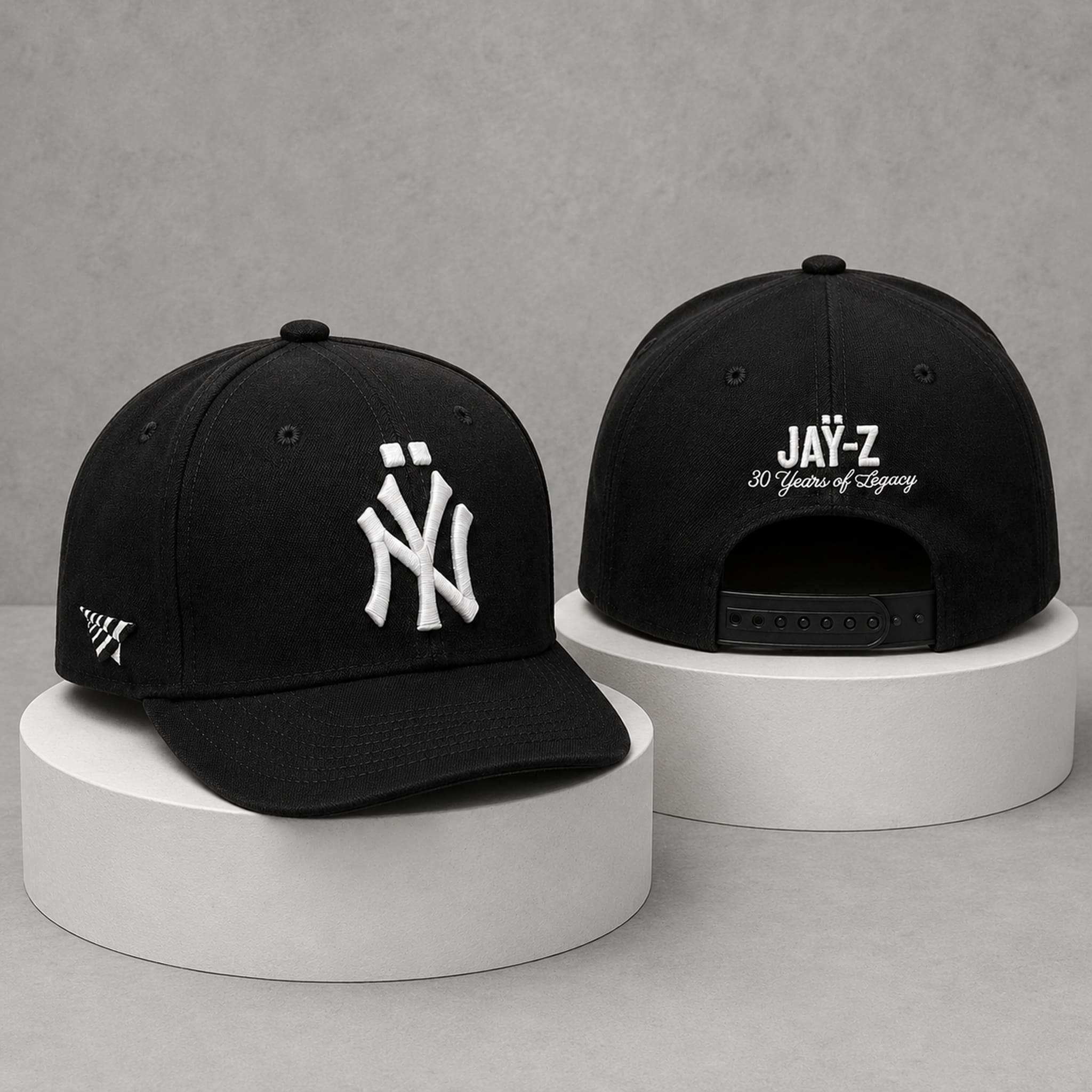 Jay-Z30 Jay Z Yankees Black Hat Jay-Z30 Jay Z Yankees Black Hat