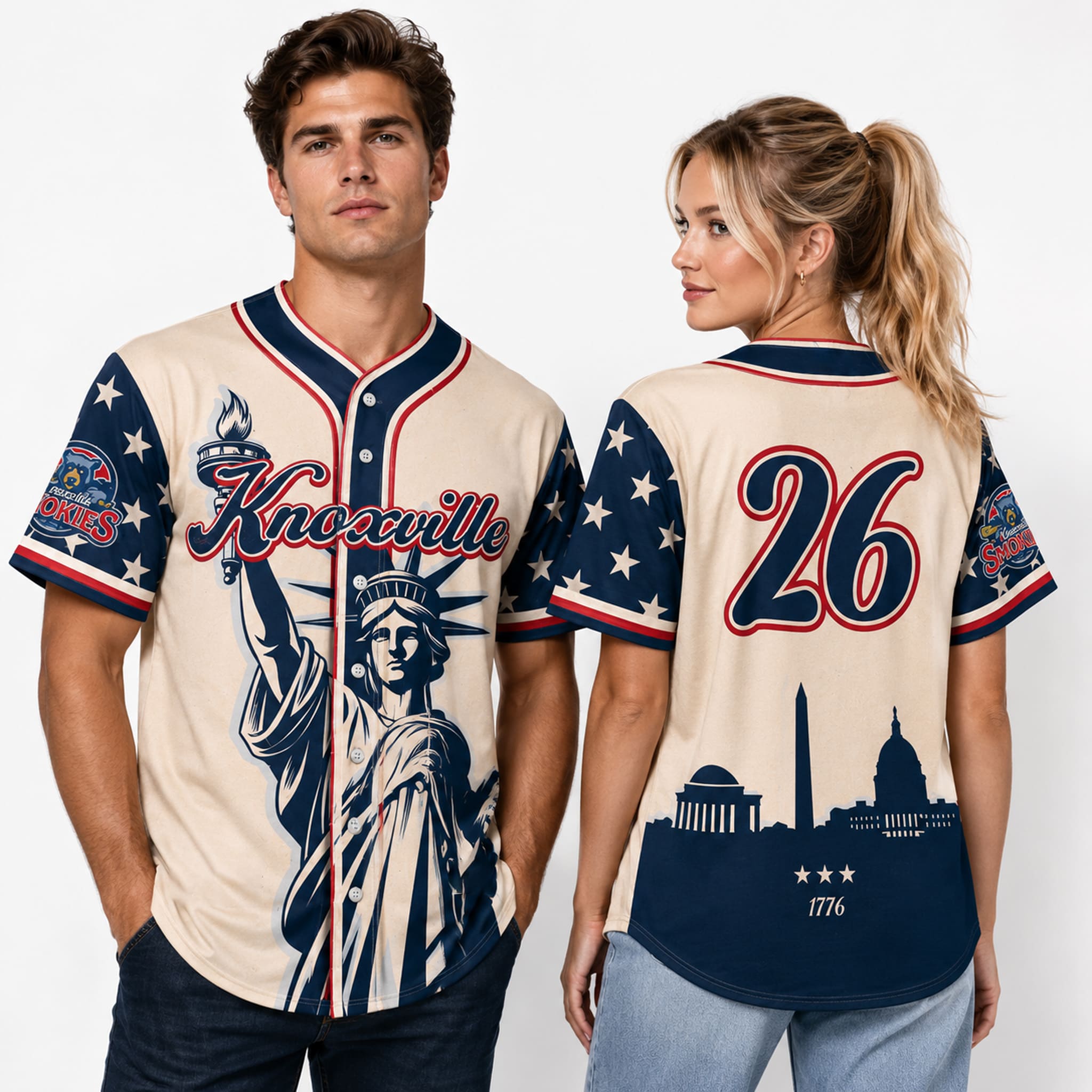 Knoxville Smokies Independence Day 2026 Jersey 2 Knoxville Smokies Independence Day 2026 Jersey 2