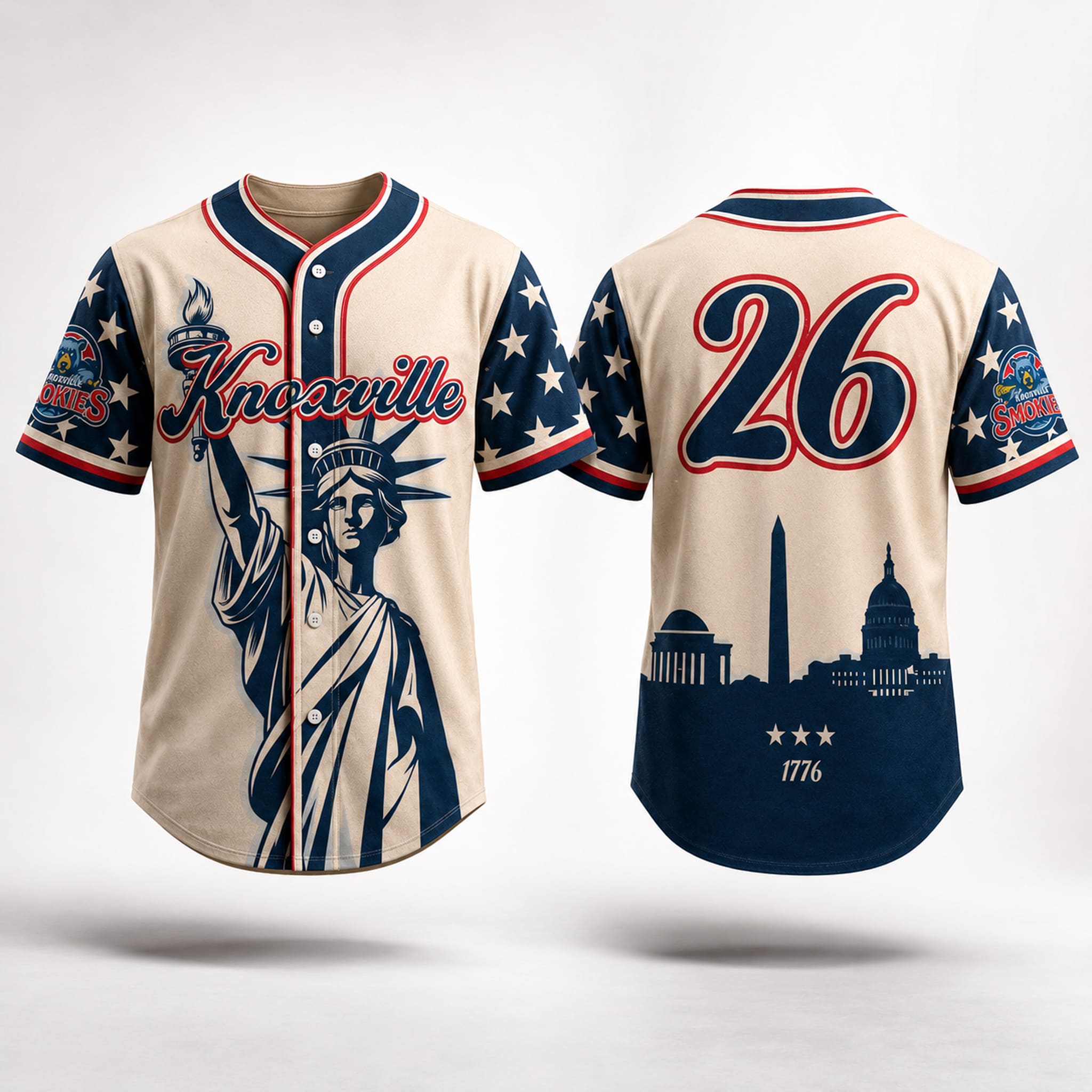 Knoxville Smokies Independence Day 2026 Jersey Knoxville Smokies Independence Day 2026 Jersey