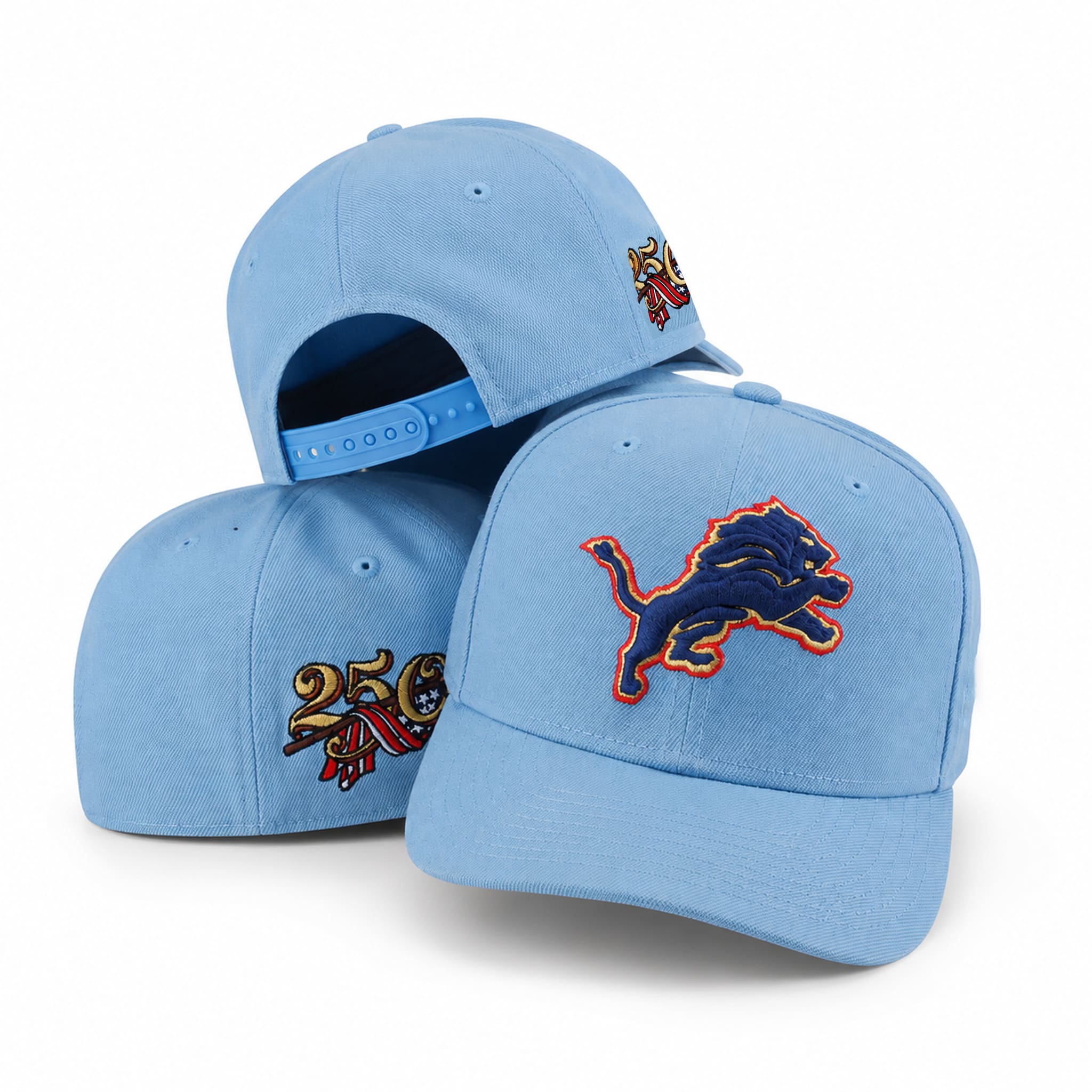 Lions USA 250 Red White Blue Hat 4 Lions USA 250 Red White Blue Hat 4