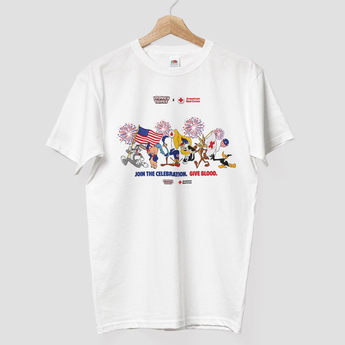 2026 Looney Tunes American Red Cross T-Shirt 4 Looney Tunes American Red Cross T Shirt 2026 5