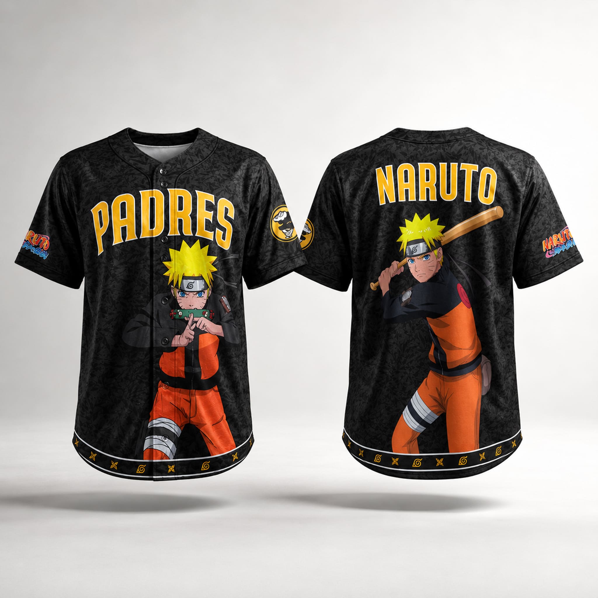SD Padres Naruto Night 2026 Jersey 5 SD Padres Naruto Night 2026 Jersey