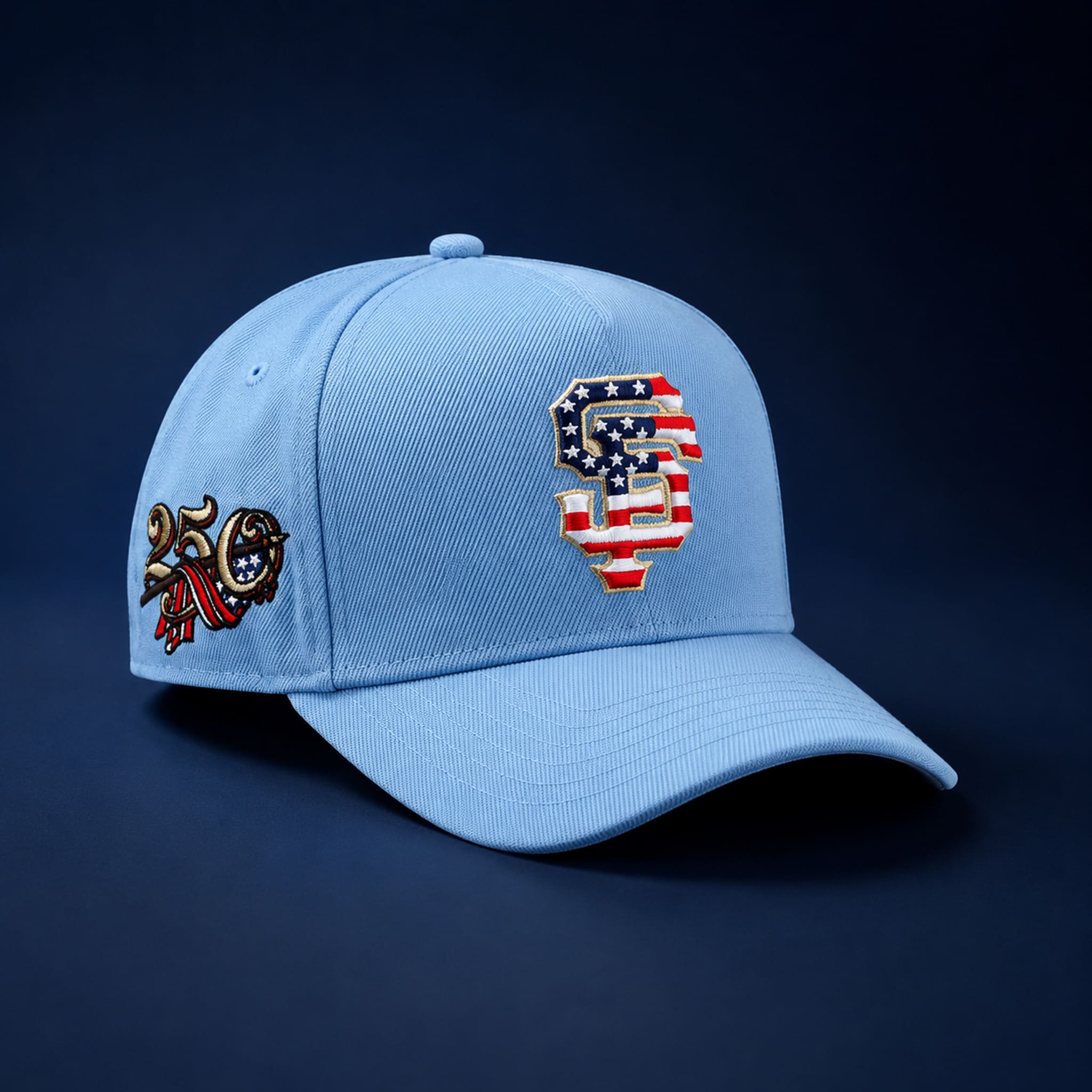 SF Giants USA 250 Red White Blue Hat 2 SF Giants USA 250 Red White Blue Hat 2