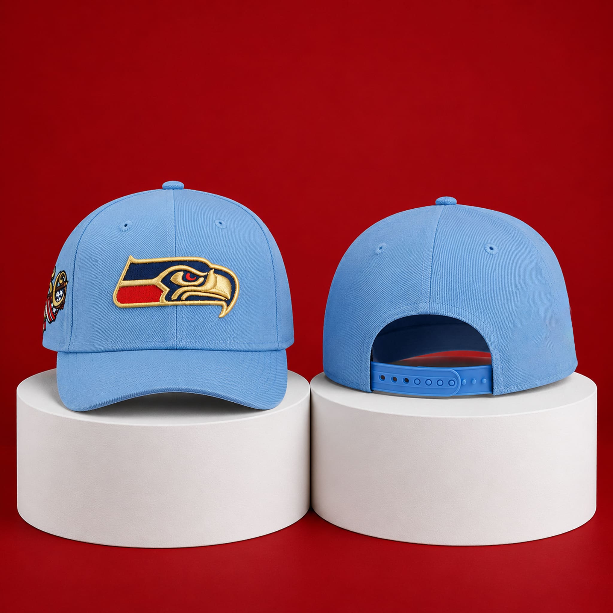 Seahawks USA 250 Red White Blue Hat 3 Seahawks USA 250 Red White Blue Hat 3