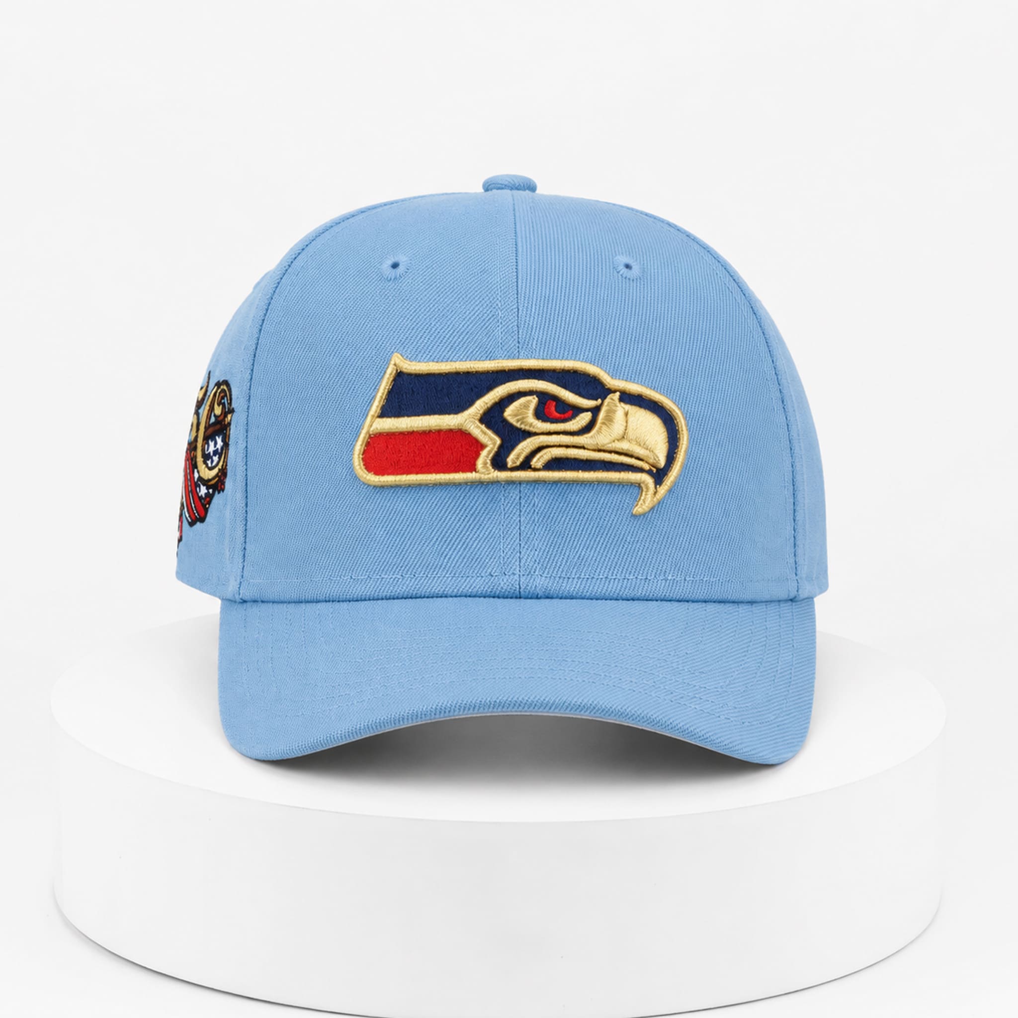 Seahawks USA 250 Red White Blue Hat 3 Seahawks USA 250 Red White Blue Hat