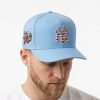 USA 250 Yankees Red White Blue Hat 6 USA 250 Yankees Red White Blue Hat 2