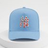 USA 250 Yankees Red White Blue Hat 7 USA 250 Yankees Red White Blue Hat 3