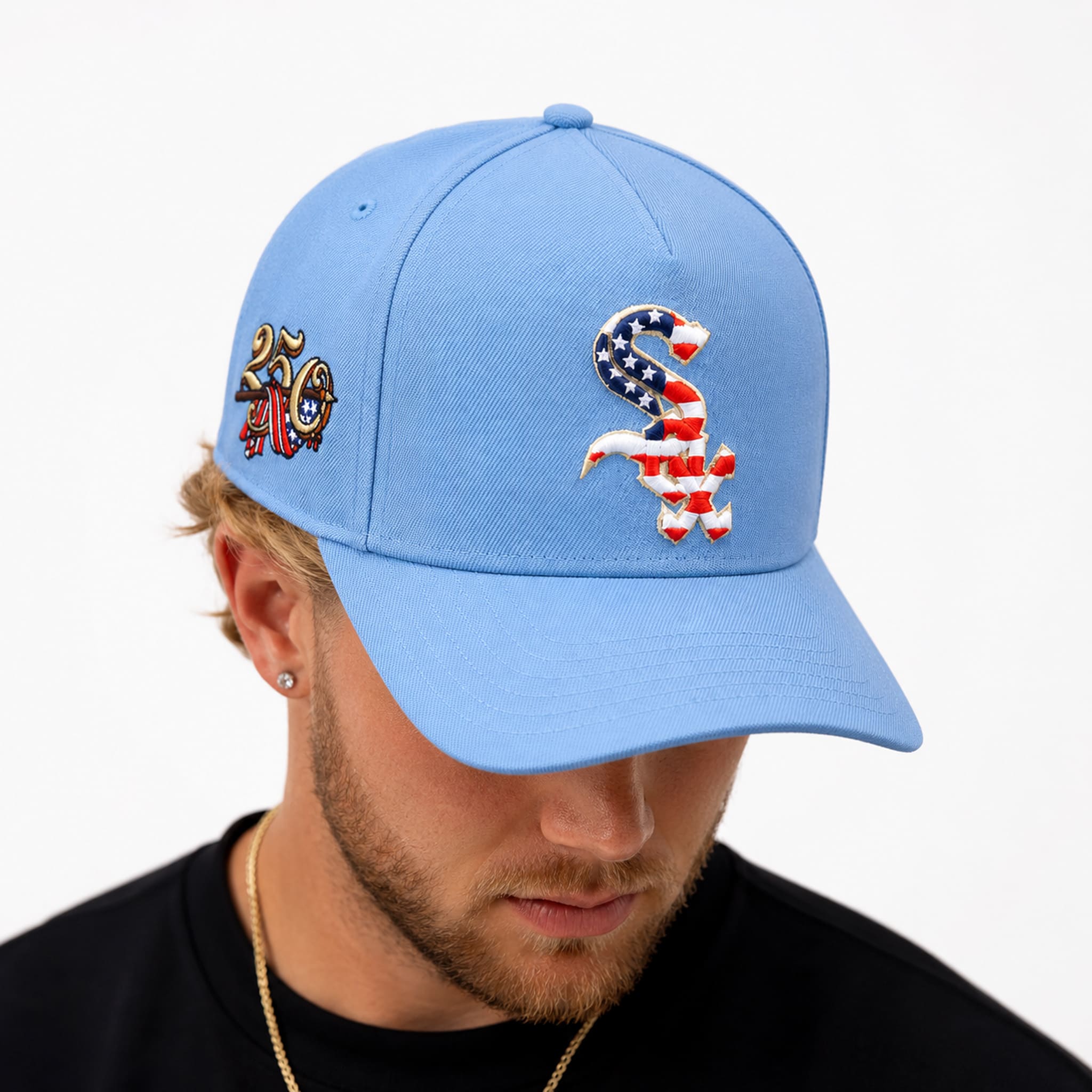 White Sox USA 250 Red White Blue Hat 2 White Sox USA 250 Red White Blue Hat 2