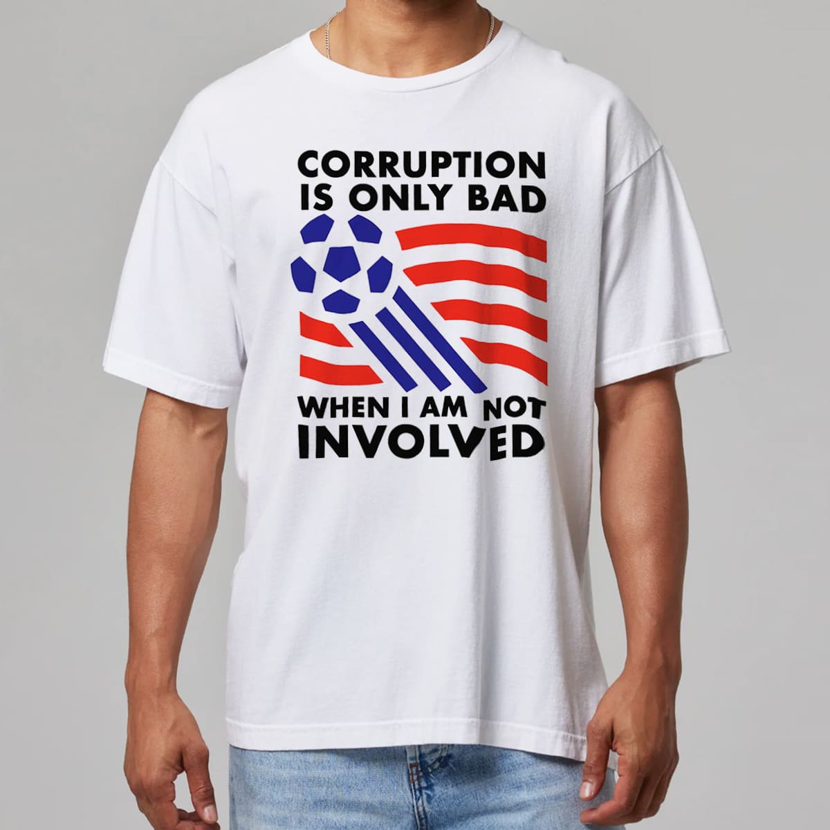 World Cup 2026 Corruption Is Only Bad When I Am Not Involved Shirt 1 World Cup 2026 Corruption Is Only Bad When I Am Not Involved Shirt 2