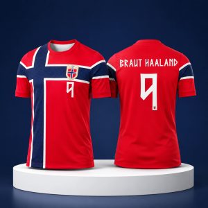 2026 FIFA World Cup Norway Braut Haaland Jersey 1
