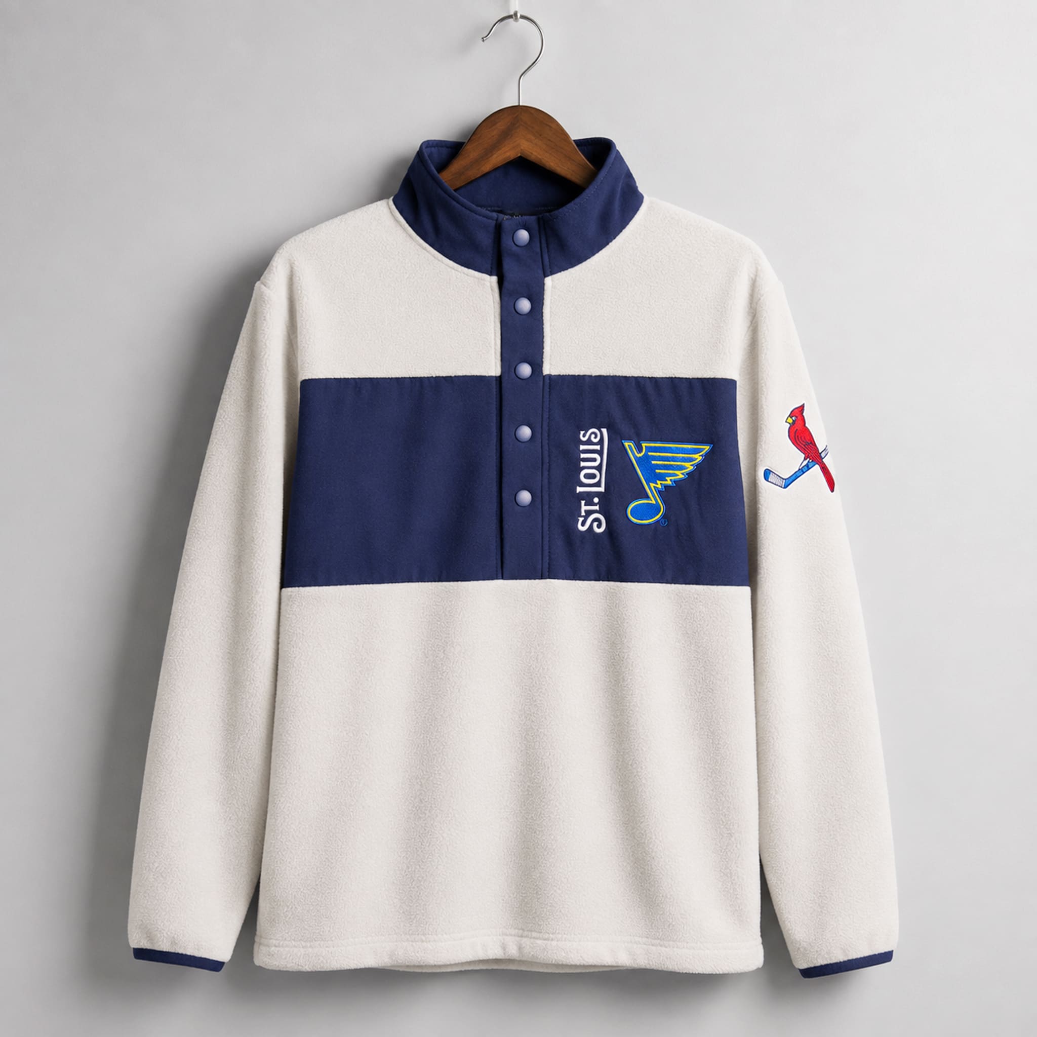 2026 Cardinals STL Blues Pullover Sweater Giveaway 3 2026 Cardinals STL Blues Pullover Sweater Giveaway 3