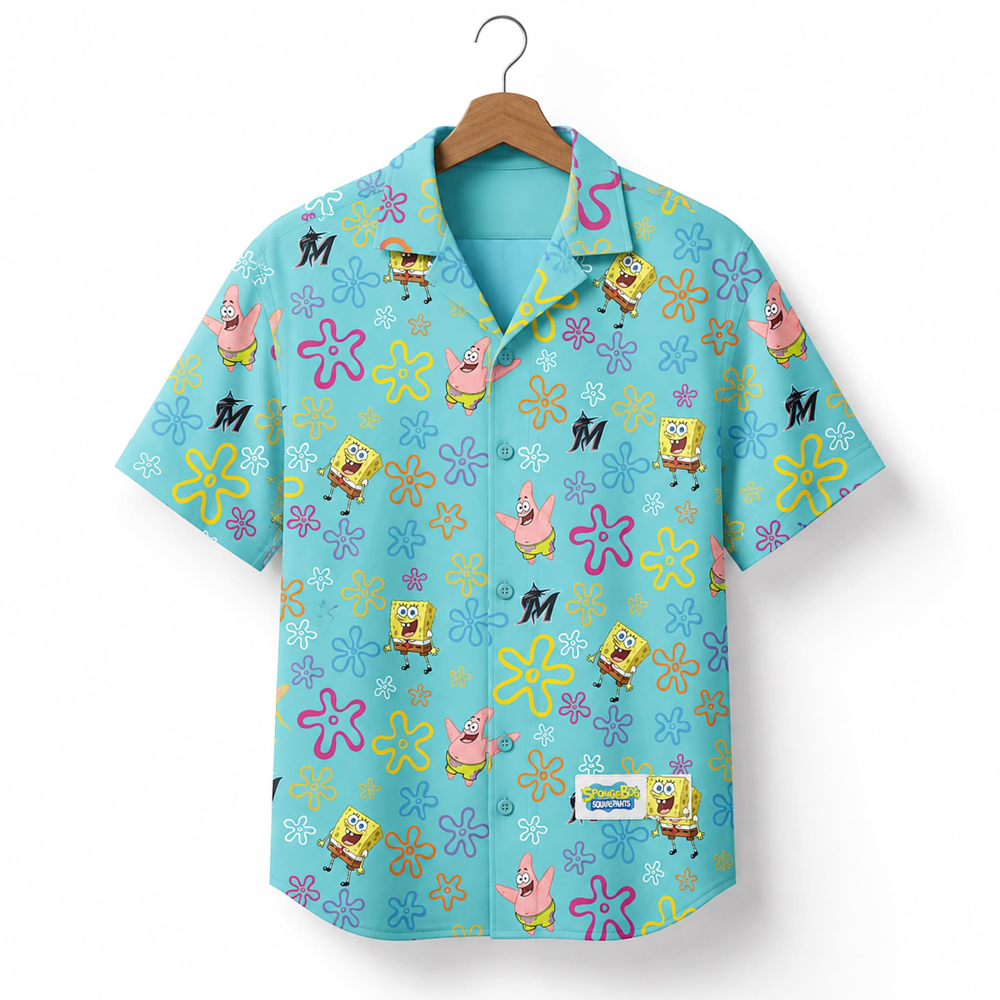 2026 Miami Marlins Spongebob Hawaiian Shirt Giveaway 1 2026 Miami Marlins Spongebob Hawaiian Shirt Giveaway 1