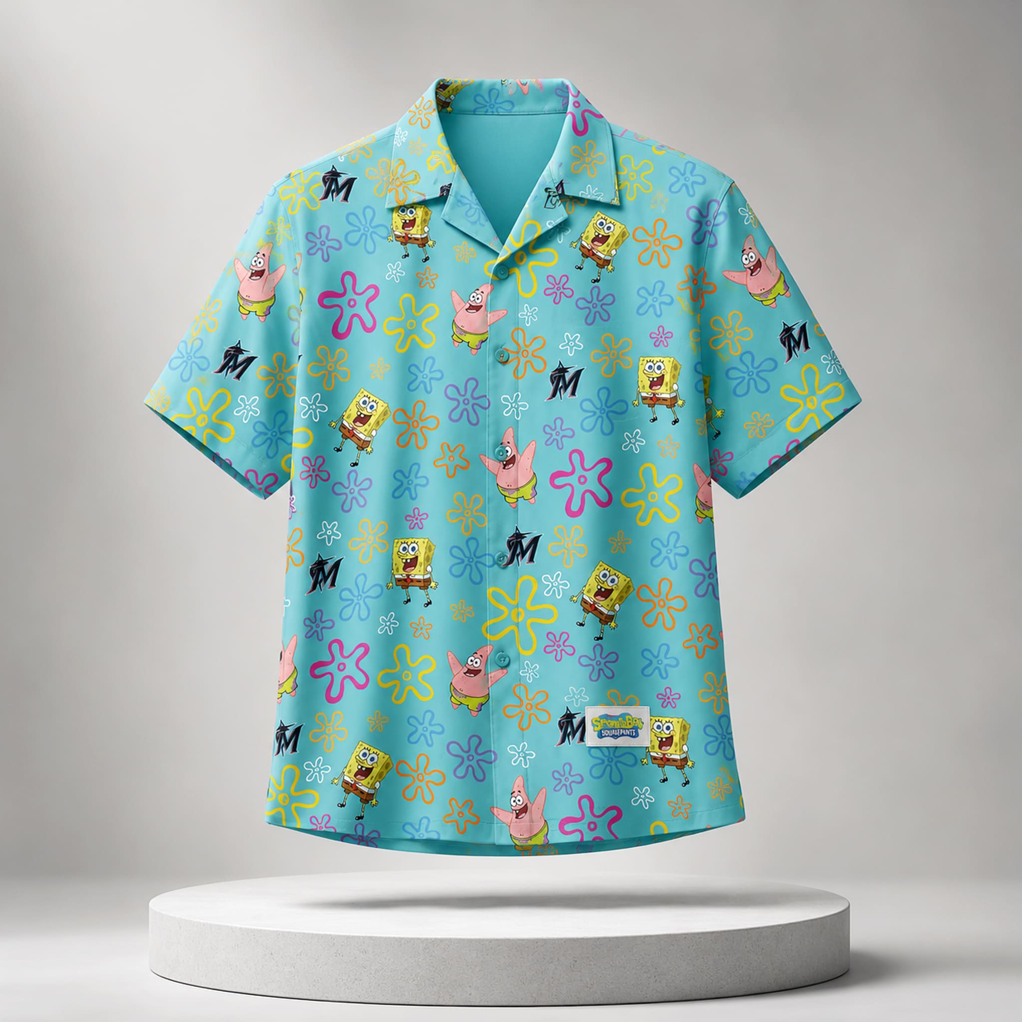 2026 Miami Marlins Spongebob Hawaiian Shirt Giveaway 2 2026 Miami Marlins Spongebob Hawaiian Shirt Giveaway 2