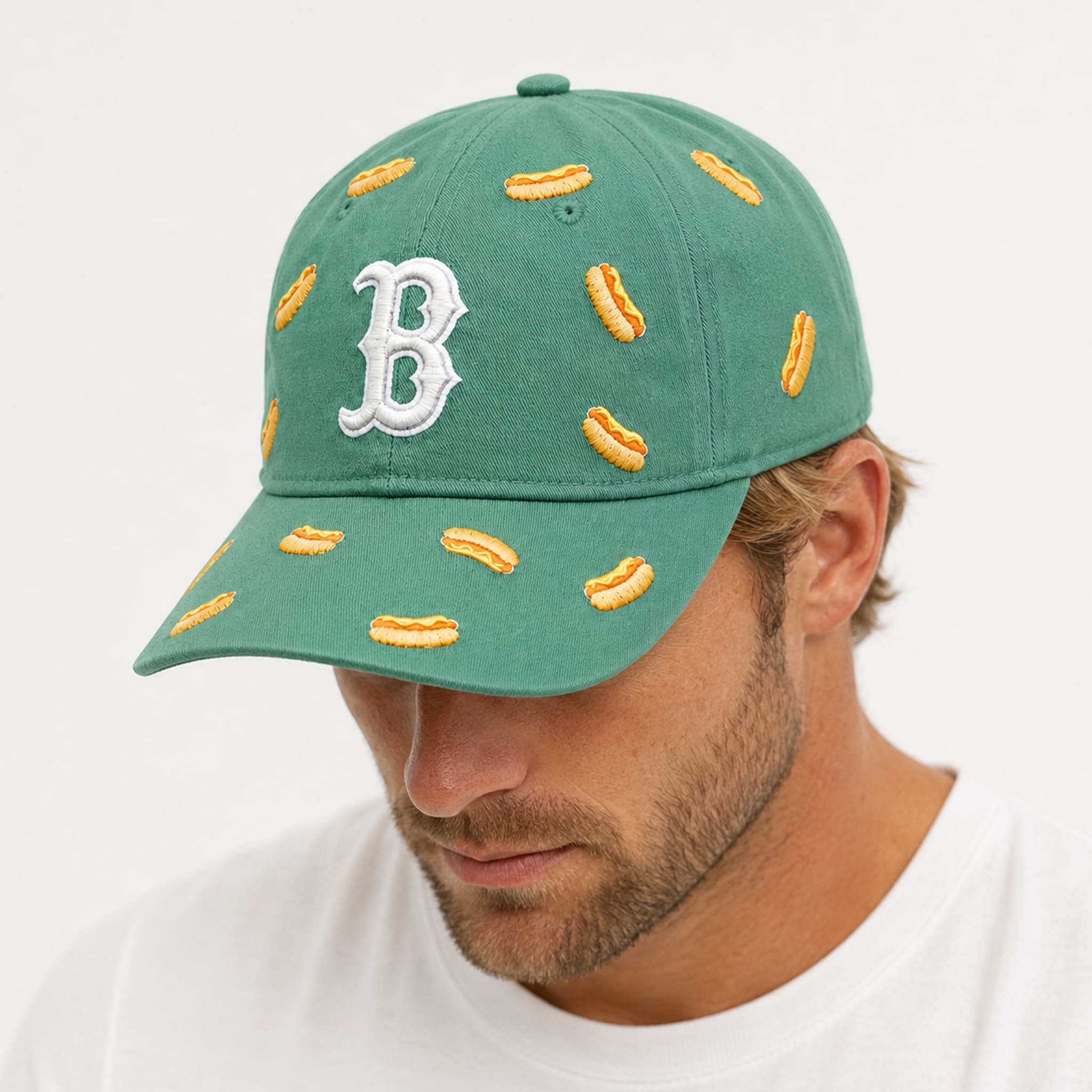 2026 Red Sox City Connect Hot Dog Green Hat 1 2026 Red Sox City Connect Hot Dog Green Hat 3