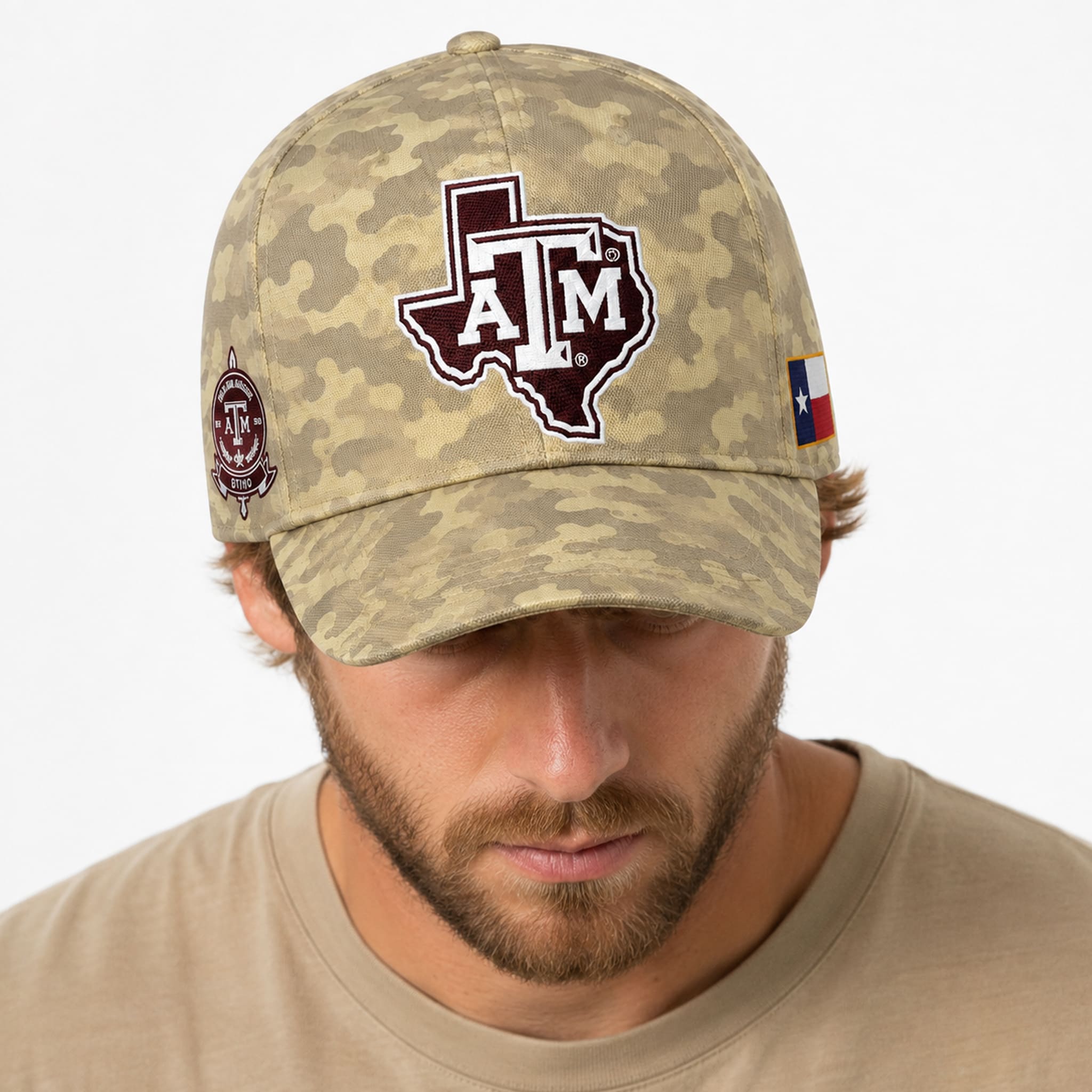 2026 Texas A&M Aggies Camouflage Hat 1 2026 Texas AM Aggies Camouflage Hat 2
