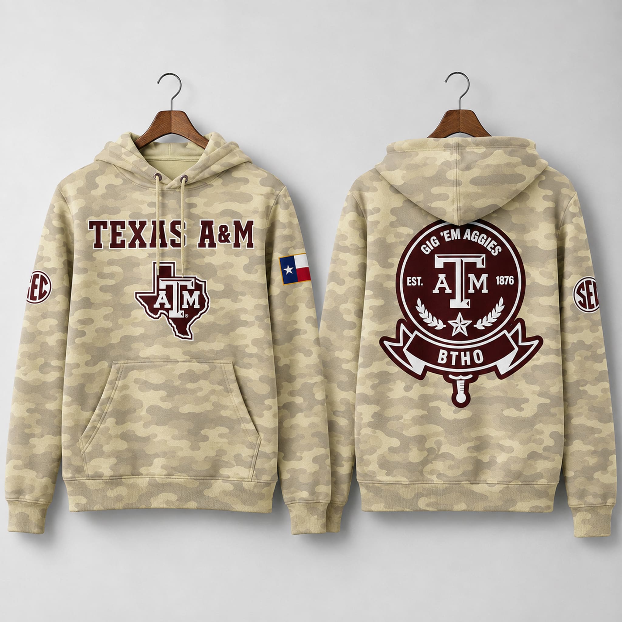 2026 Texas AM Honor and Support Camo Hoodie 3 2026 Texas AM Honor and Support Camo Hoodie 3