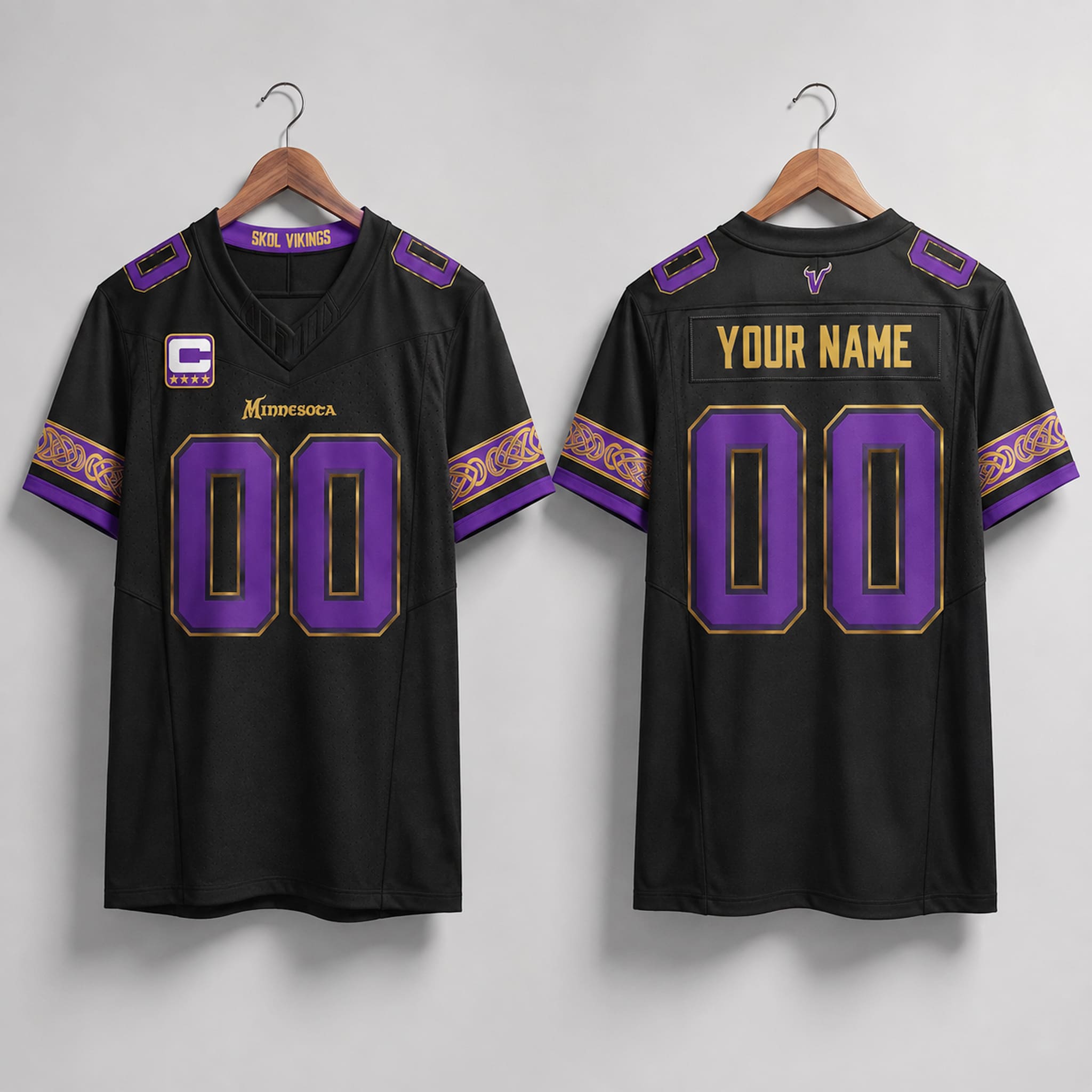 2026 Vikings Rivalries Valkyrie Night Jersey 2 2026 Vikings Rivalries Valkyrie Night Jersey 3