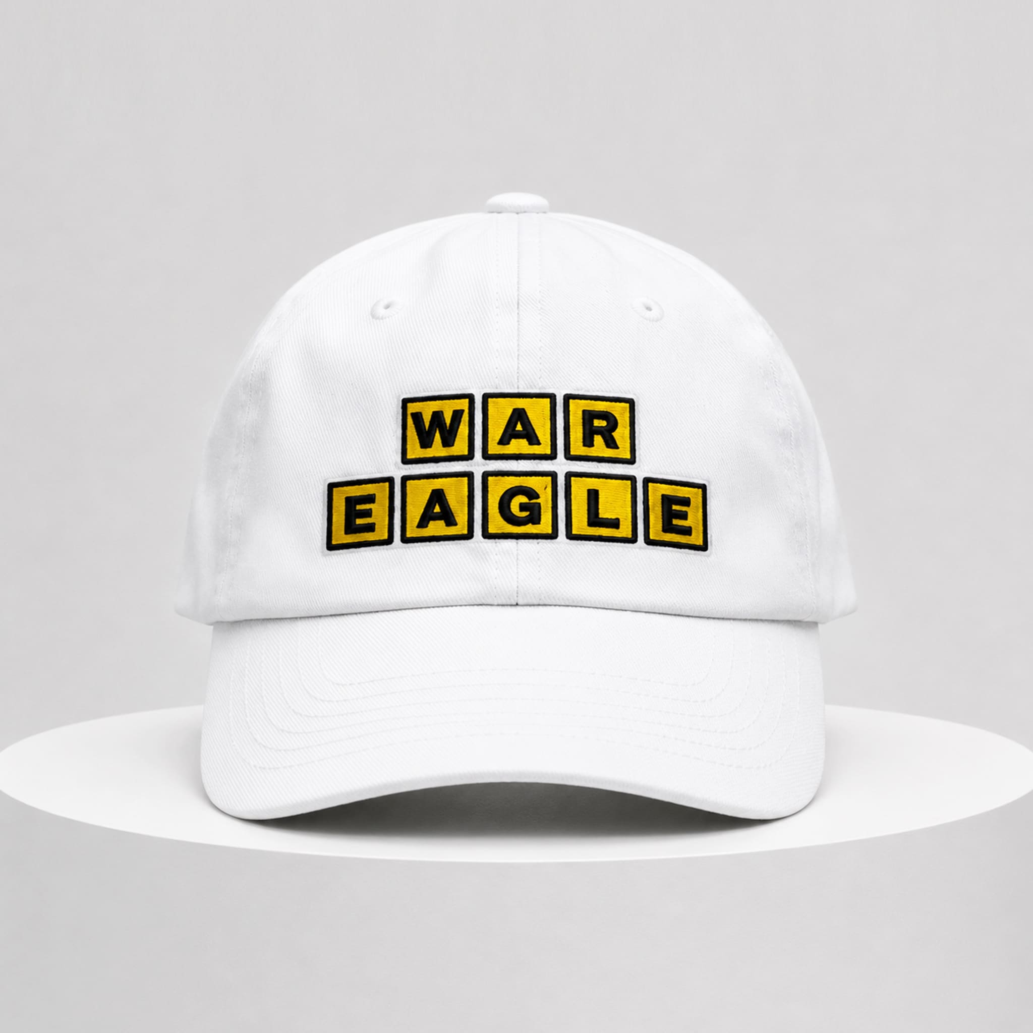 Auburn Tiger War Eagle White Hat 1 Auburn Tiger War Eagle White Hat 2