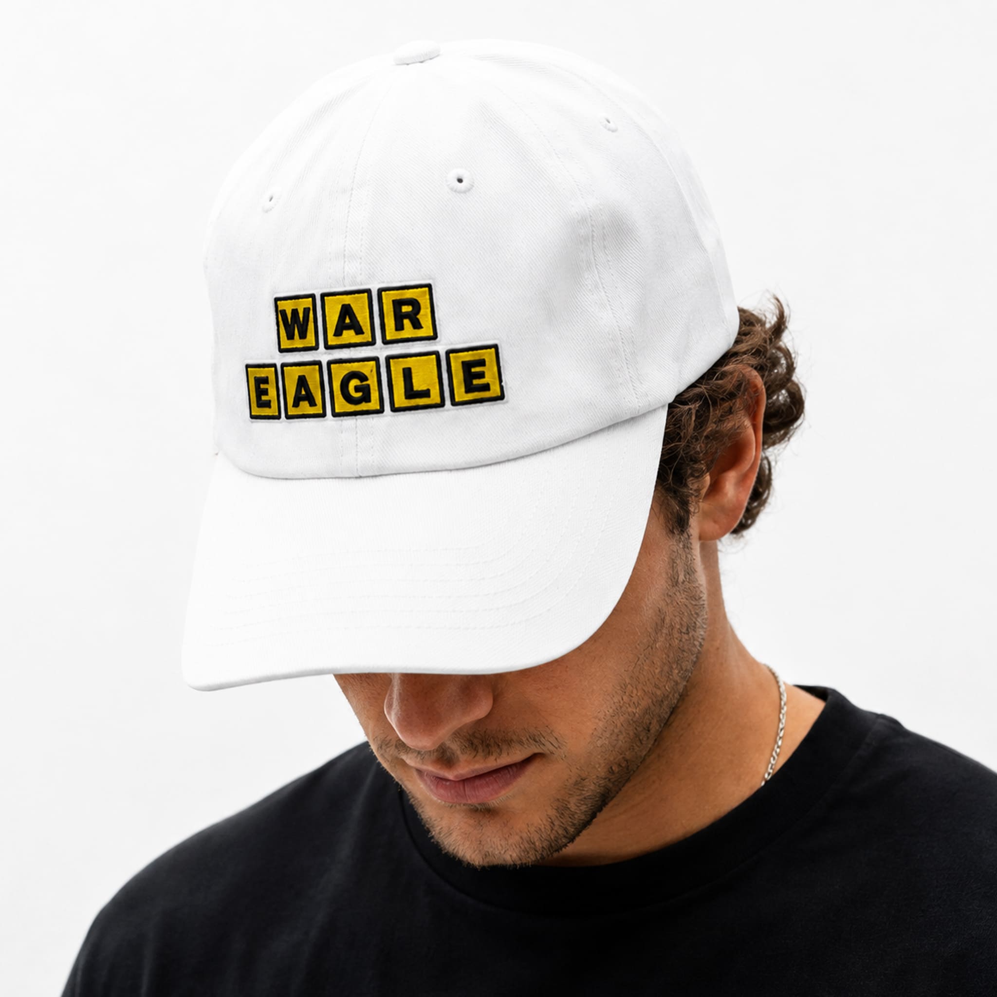 Auburn Tiger War Eagle White Hat Auburn Tiger War Eagle White Hat